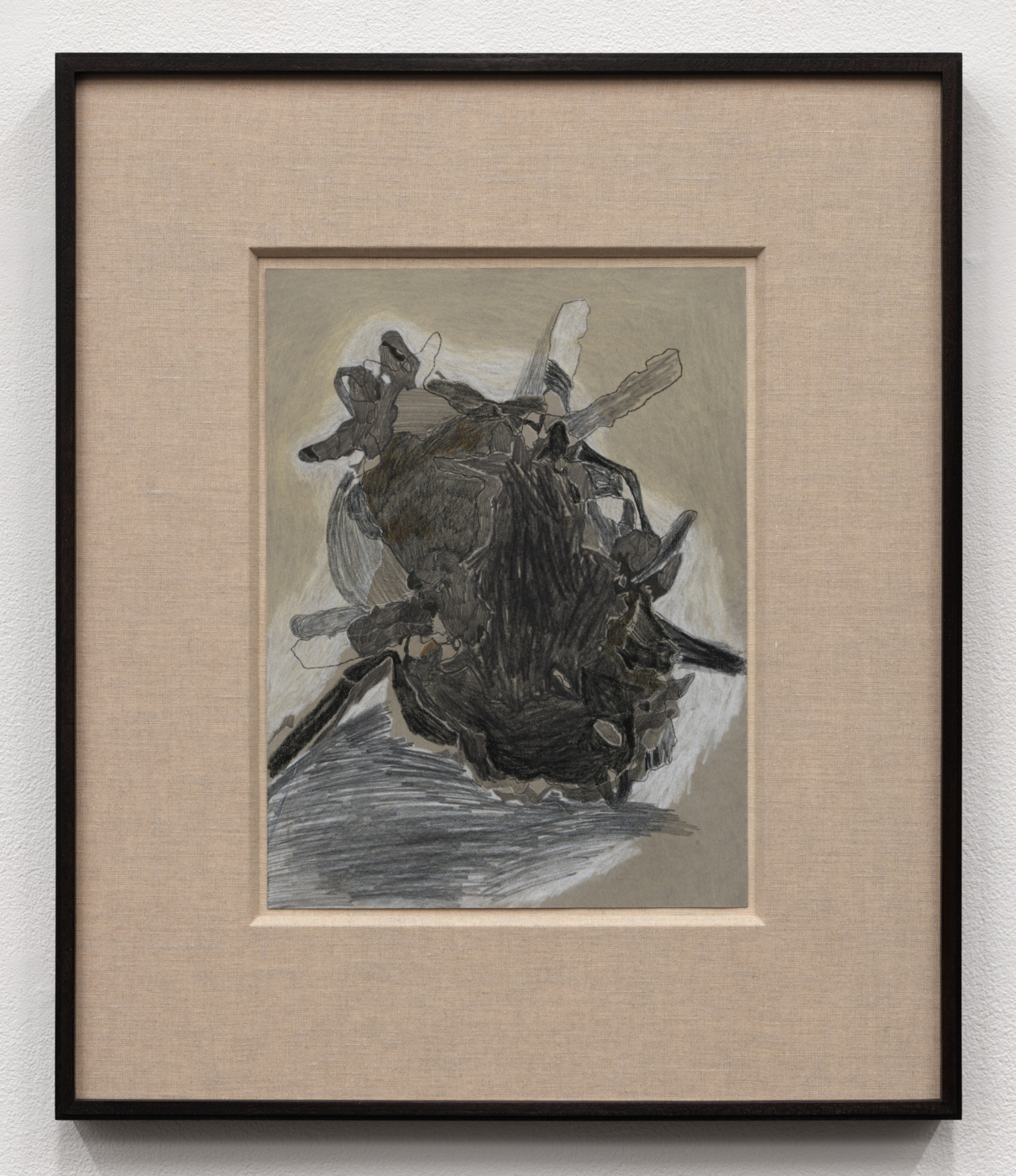 Prehistory 27, 2020. Graphite, pastel, and colored pencil on paper, 12 x 9 in. (30.48 x 22.86 cm), 19 7/8 x 16 7/8 in. (50.48 x 42.86 cm) framed