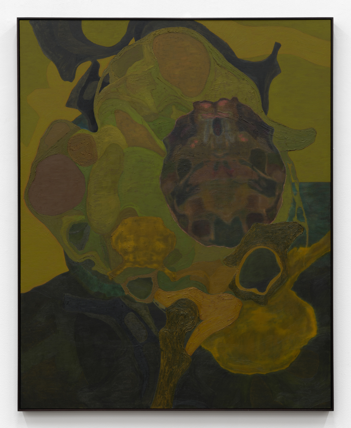 Nest, 2022-25. Oil on linen, 60 x 48 in. (152.40 x 121.92 cm), 60 7/8 x 48 7/8 in. (154.62 x 124.14 cm) framed