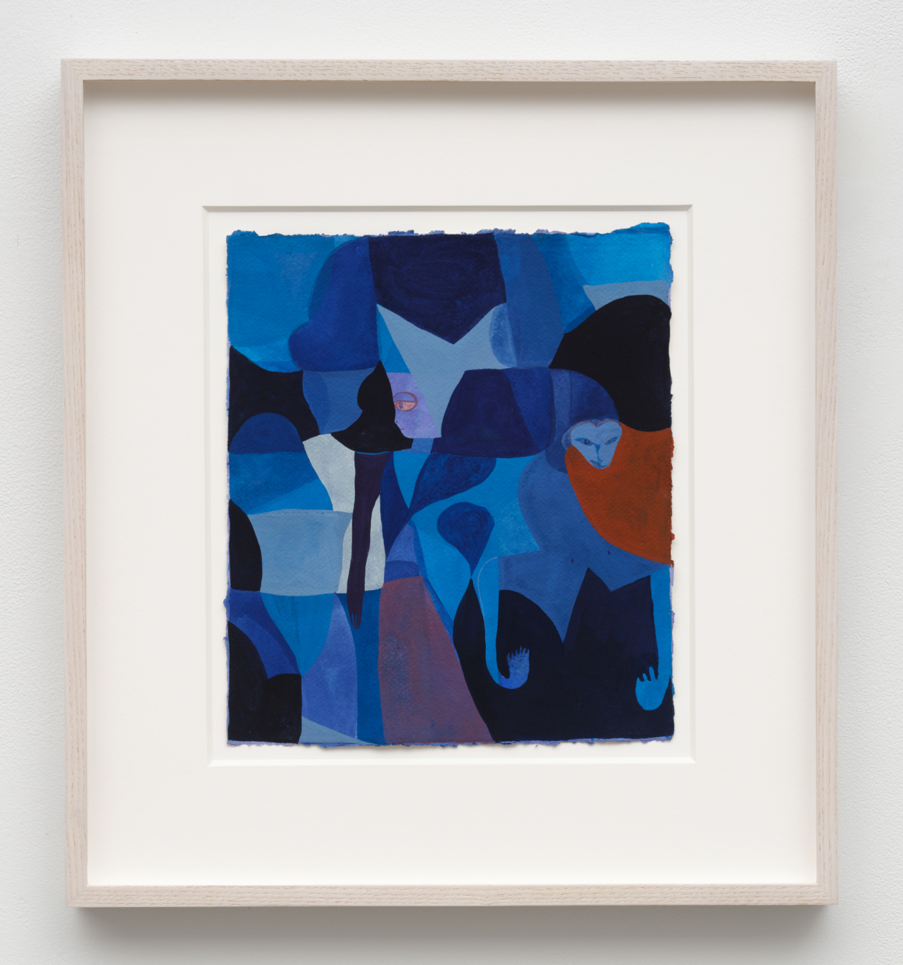 Envy, 2025. Gouache on paper, 12 × 10½ in. (30.5 × 26.5 cm), 19 3/8 × 17 5/8 in. (49.2 × 44.8 cm) framed