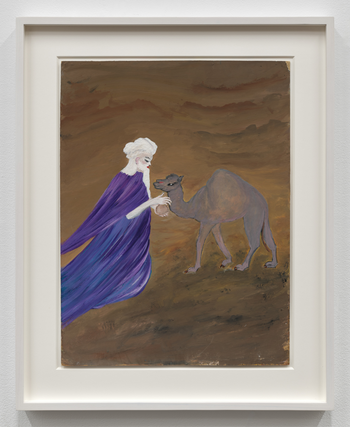 Man with Camel, c. 1919–22. Oil on paper, 19 3/4 x 14 7/8 in. (50.17 x 37.78 cm), 25 1/2 x 20 5/8 in. (64.77 x 52.39 cm) framed