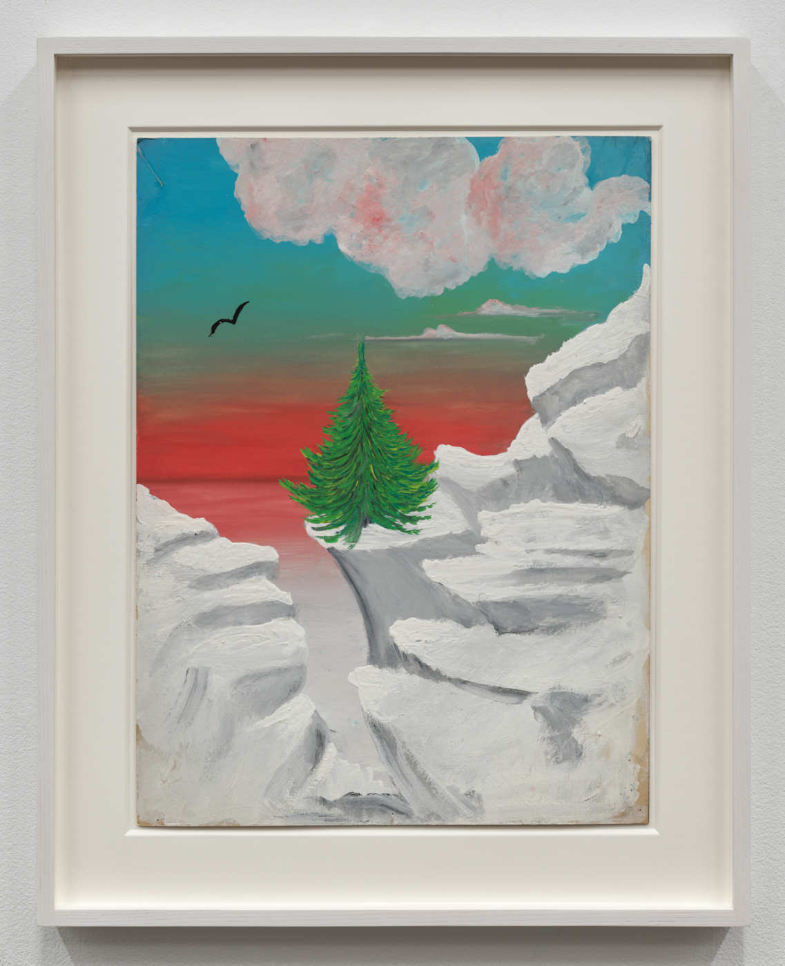Mountain Pinetree, c. 1919–22. Oil on paper, 20 x 15 in. (50.8 x 38.1 cm), 25 5/8 x 20 5/8 in. (65.09 x 52.39 cm) framed