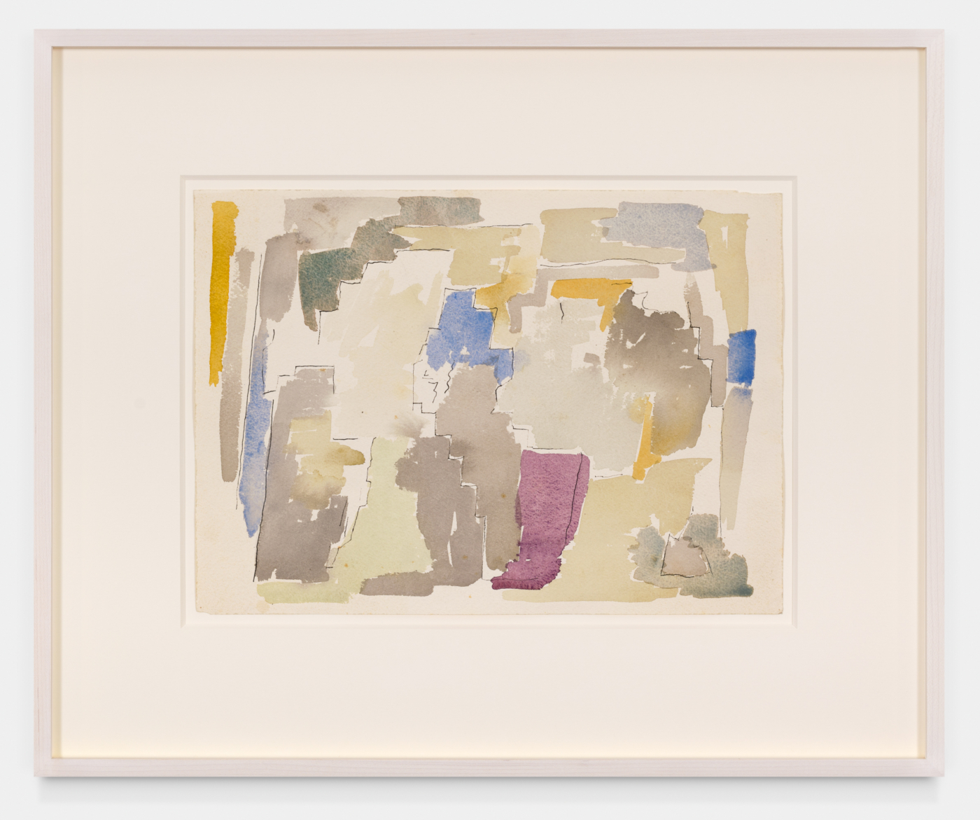 Untitled, 1973. Watercolor on paper, 10⅛ × 14⅛ in. (25.7 × 35.9 cm), 17¾ × 21¾ in. (45.1 × 55.2 cm)framed