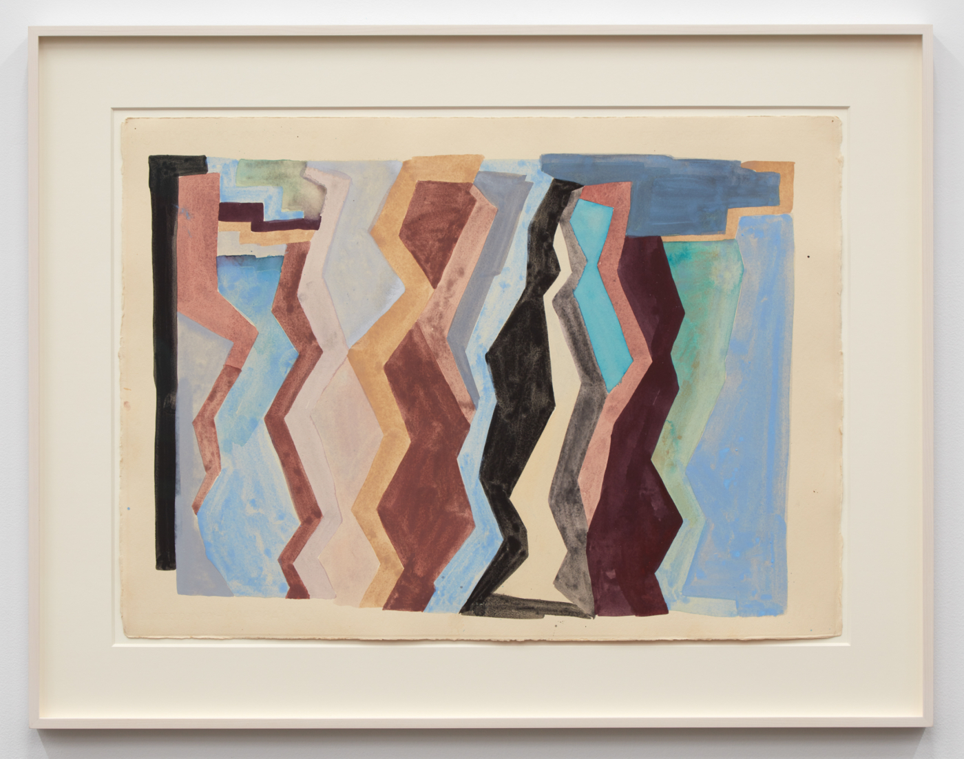 Untitled, 1977. Watercolor on paper, 22 × 30⅜ in. (55.9 × 77.2 cm), 29⅝ × 38 in. (75.3 × 96.5 cm) framed