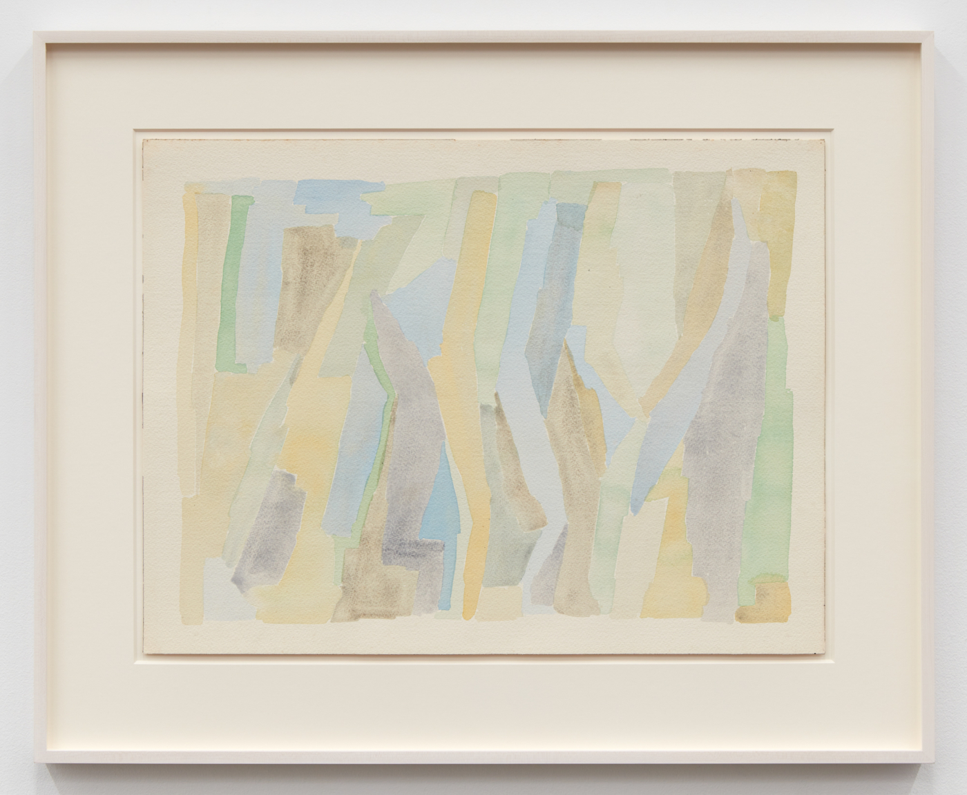 Untitled, 1974. Watercolor on paper, 18 × 23⅞ in. (45.7 × 60.7 cm), 25½ × 31½ in. (64.8 × 80 cm) framed