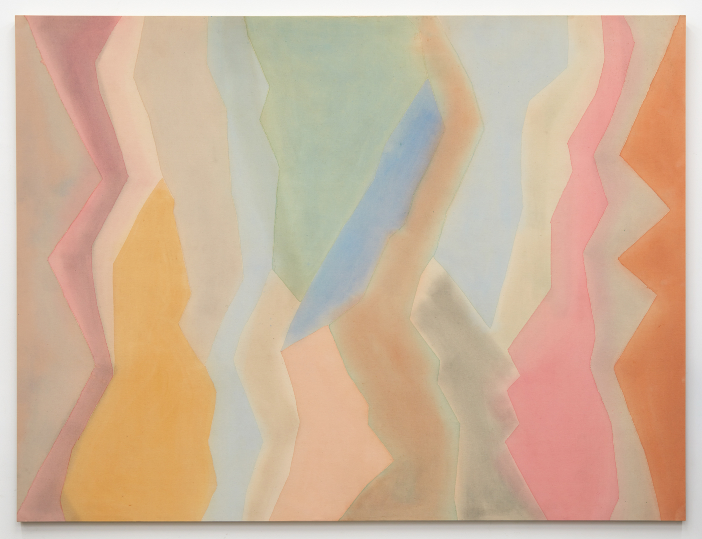 Untitled, 1975. Acrylic on canvas, 90 × 119 in. (228.6 × 302.3 cm)