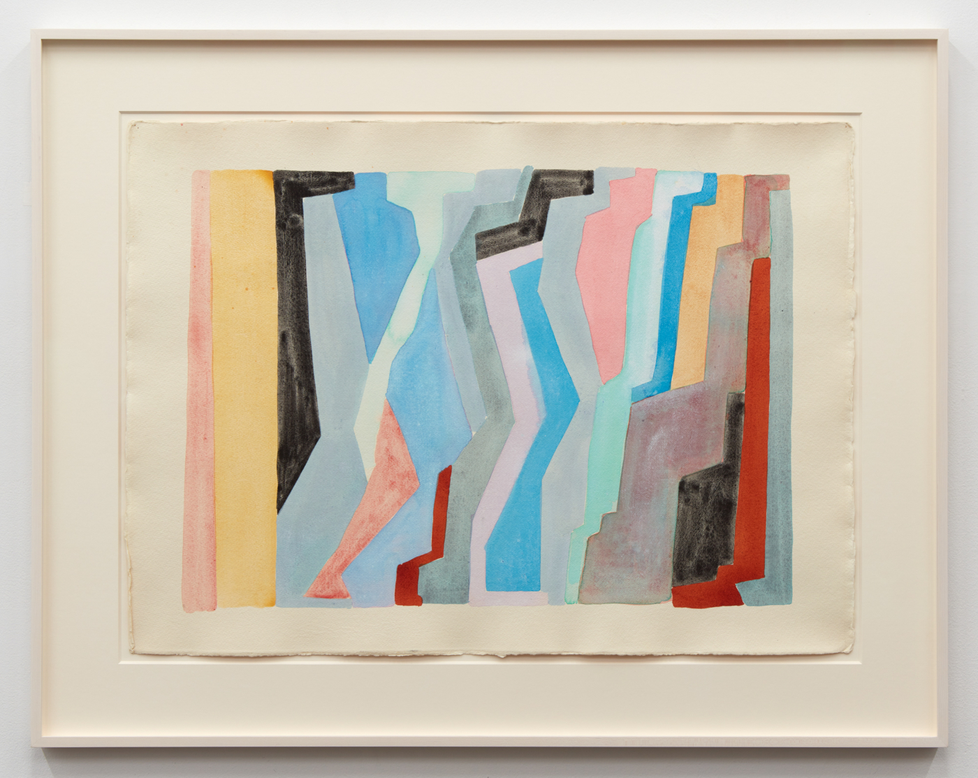 Untitled, 1976. Watercolor on paper, 22 × 30 in. (55.9 × 76.2 cm), 29½ × 37¾ in. (74.9 × 95.9 cm) framed