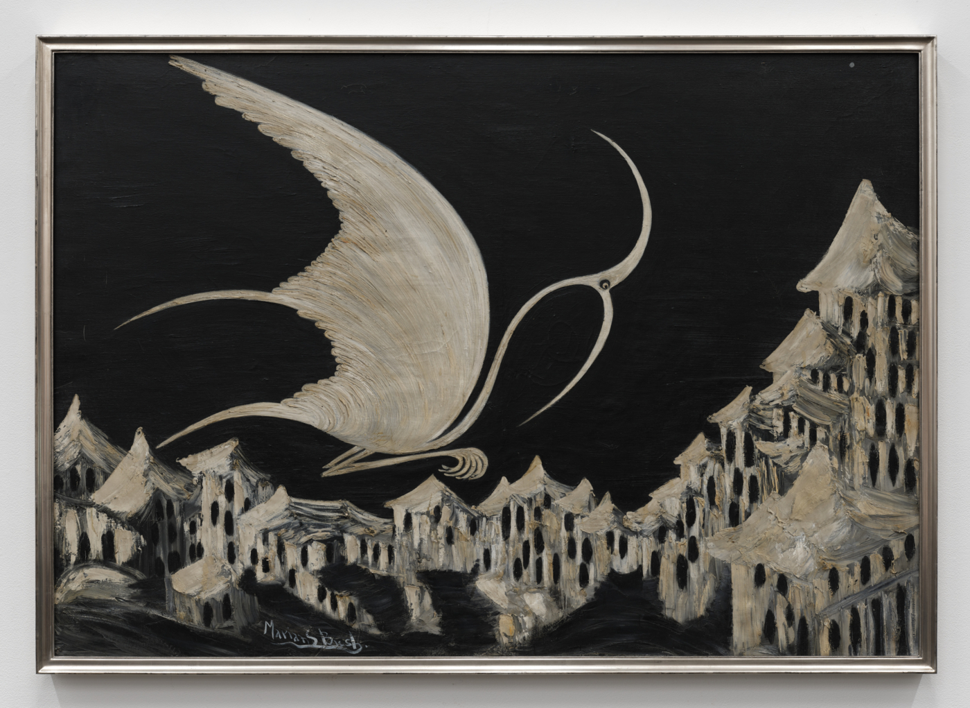 The Gaunt Bird of Famine, 1933. Oil on canvas, 41 1/4 x 56 1/4 in. (104.78 x 142.88 cm), 43⅝ x 61½ in. (110.82 x 156.21 x 6.99 cm) framed