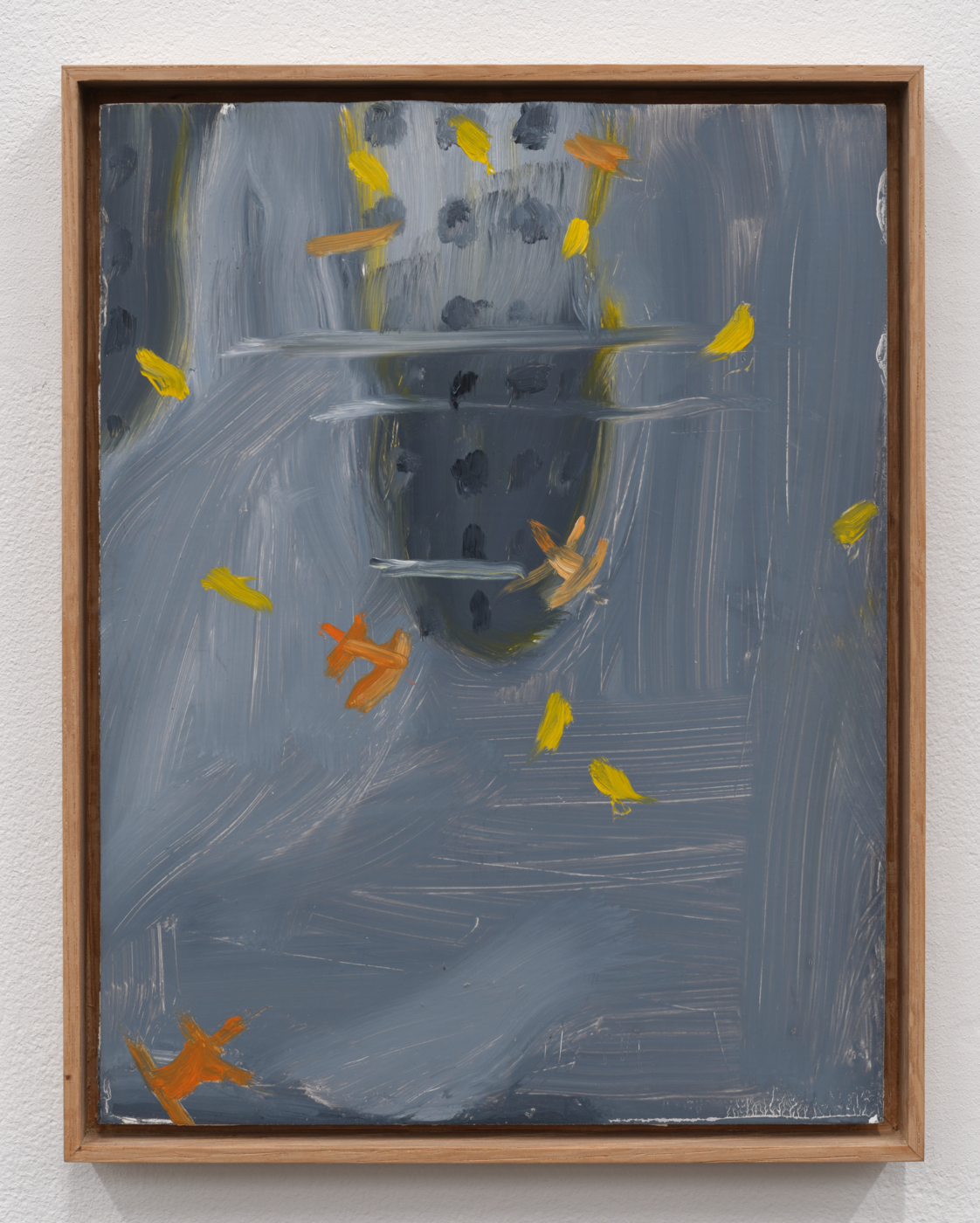 Alex Katz, Study for Washington Square Park, 2014. Oil on board, 11¾ x 9⅛ in. (29.84 x 23.19 cm), 12⅝ x 9⅞ in. (32.08 x 25.10 cm) framed