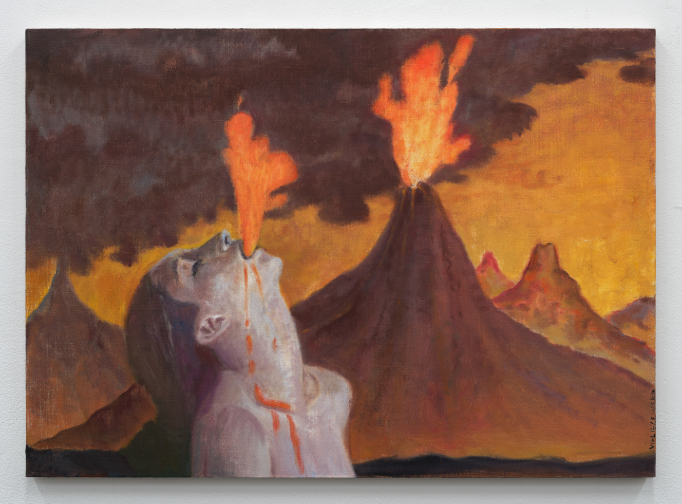 Aleksandra Waliszewska,Untitled, 2023. Oil on canvas, 19¾ x 27½ in. (50 x 70 cm)