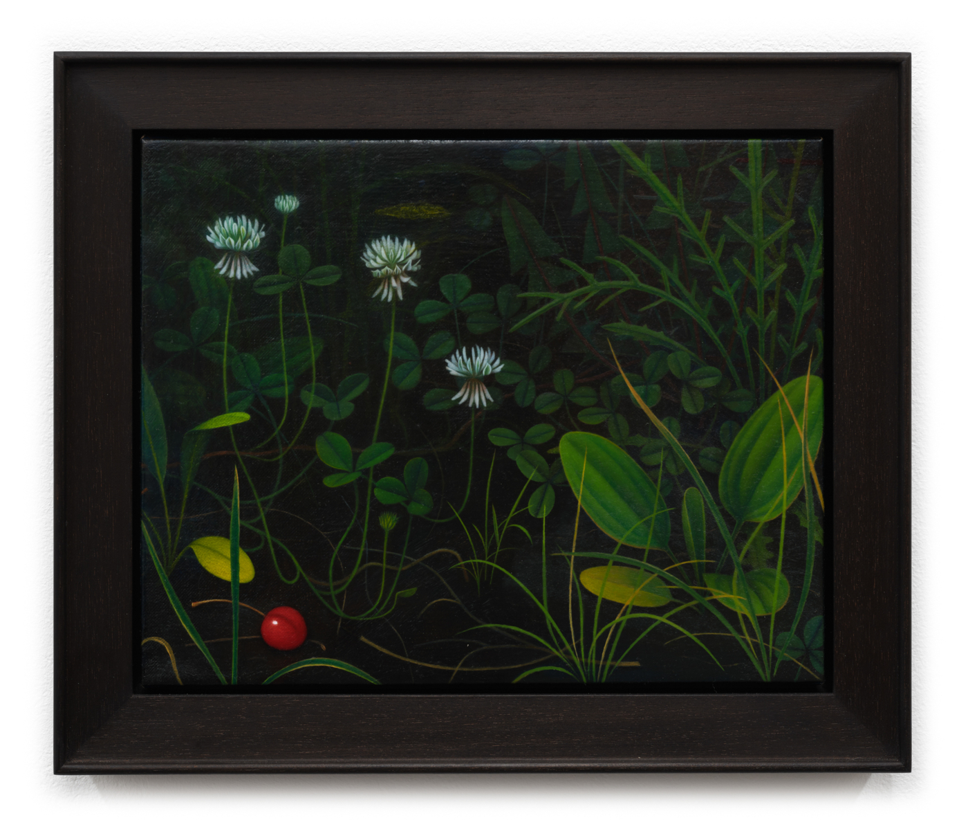 Brett Bigbee, Sanctuary, 2023. Oil on linen stretched over wood panel, 8 x 10 in. (20.32 x 25.40 cm), 10 1/2 x 12 3/8 in. (26.67 x 31.43 cm) framed