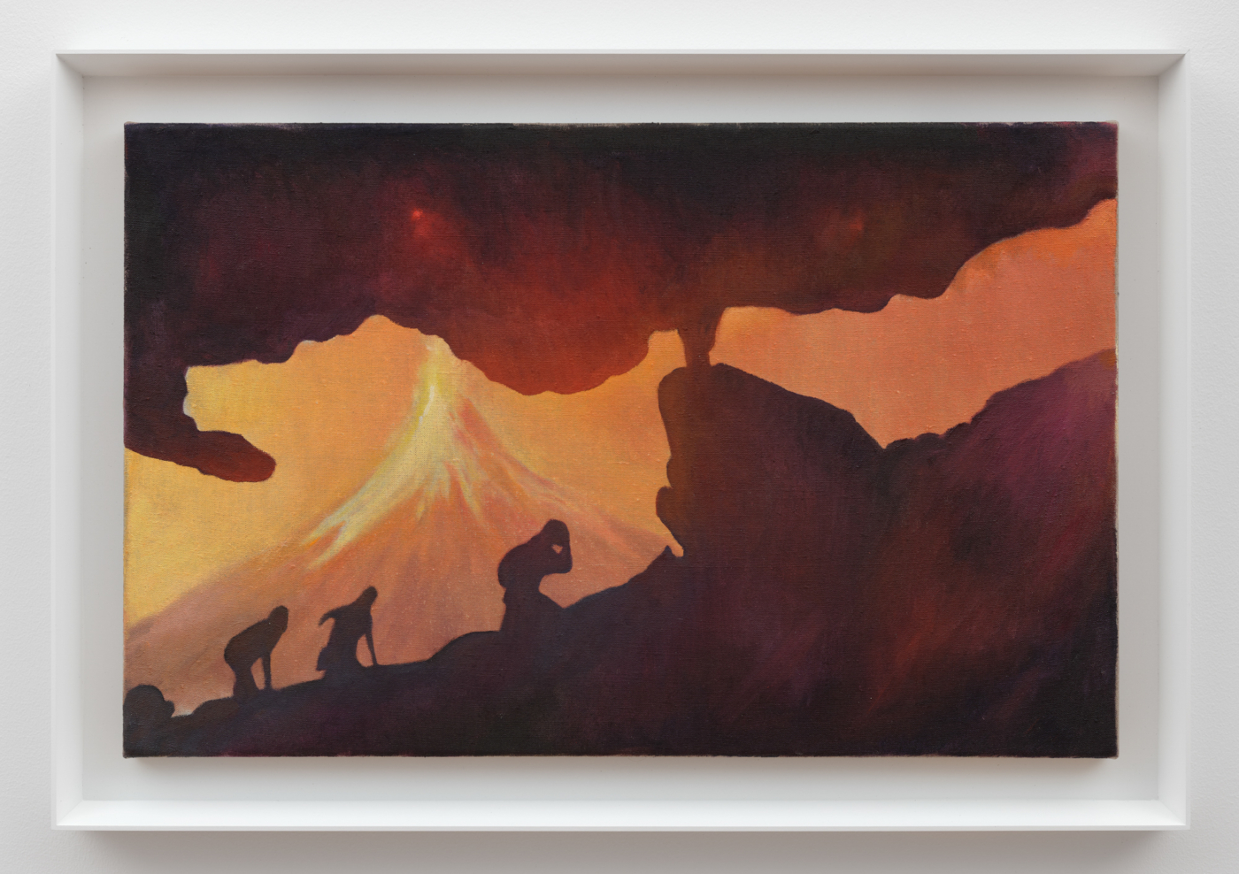 James Prosek, Plato's Cave, 2025. Oil on linen, 14 x 22 in. (35.56 x 55.88 cm), 17 1/8 x 25 in. (43.50 x 63.50 cm) framed