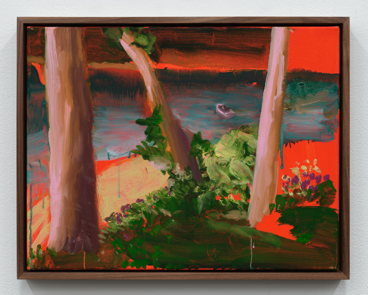 Nicole Wittenberg, Mid-July, 2022. Oil on canvas, 14 x 17 7/8 in. (35.56 x 45.40 cm), 15 x 19 in. (38.10 x 48.26 cm) framed