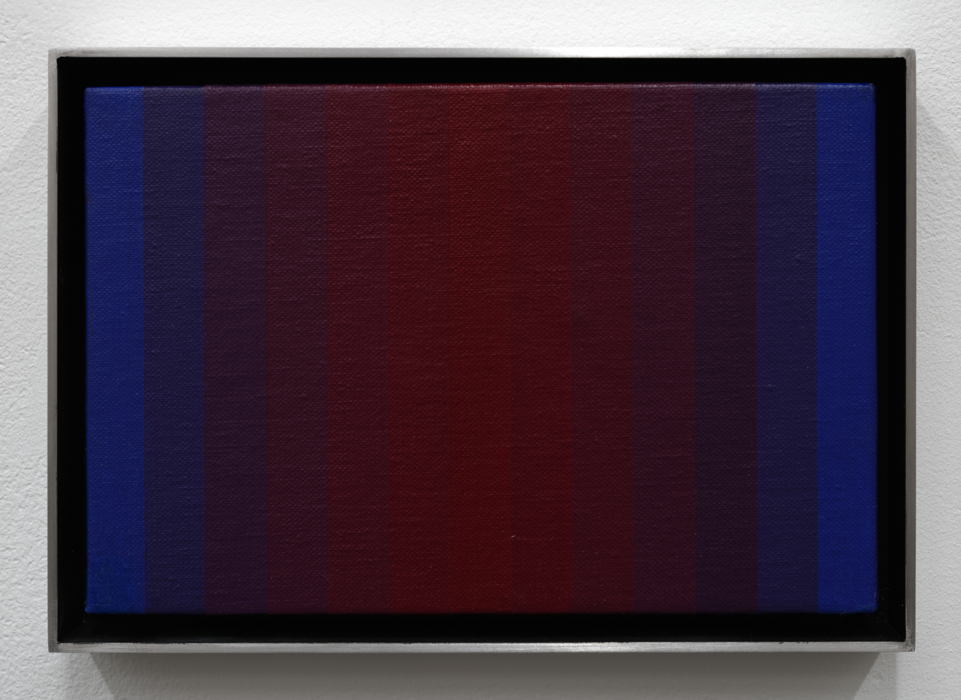 Norman Zammitt, Untitled, 1977. Acrylic on canvas board, 6 x 9 in. (15.24 x 22.86 cm), 6⅞ x 9¾ in. (17.48 x 24.77 cm) framed