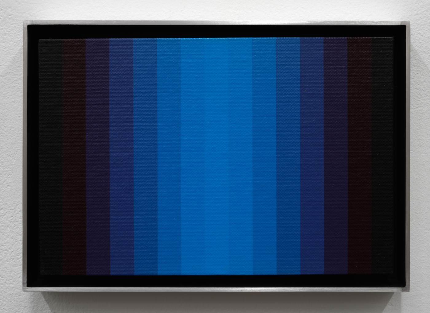 Norman Zammitt, Untitled, 1977. Acrylic on canvas board, 6 x 9 in. (15.24 x 22.86 cm), 6⅞ x 9¾ in. (17.48 x 24.77 cm) framed