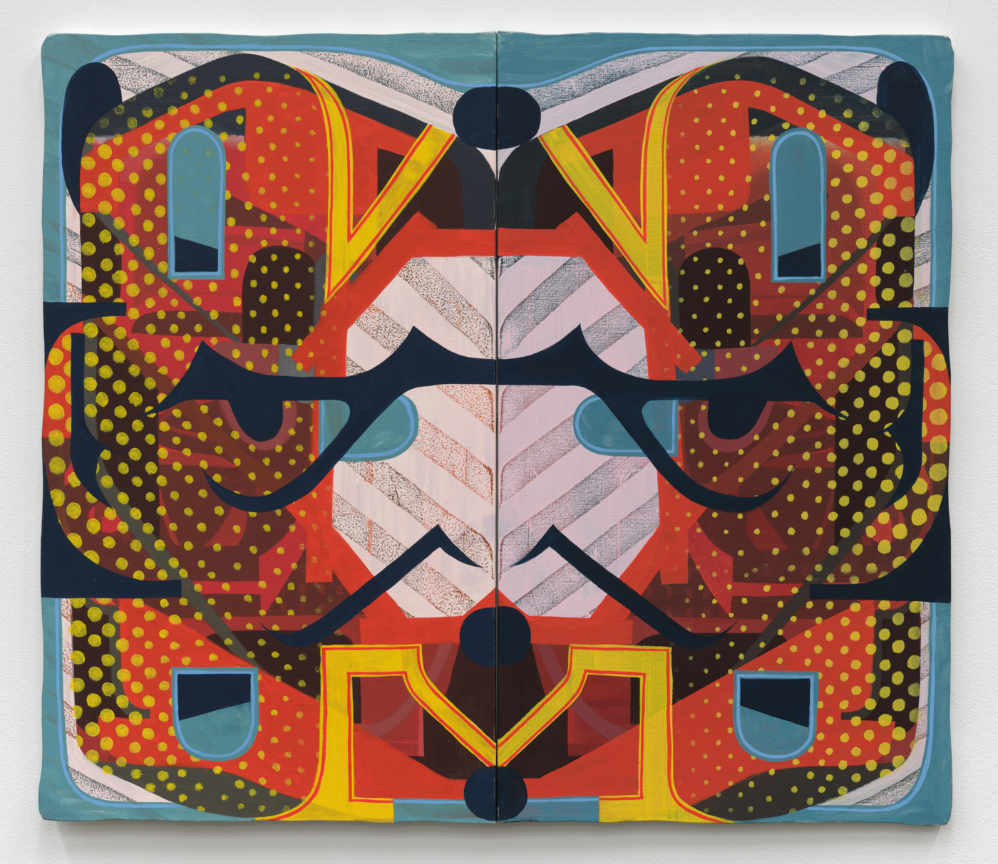 Tom Burckhardt, Demon Brother Jr., 2019. Oil on linen, 38 x 44 in. (96.52 x 111.76 cm)