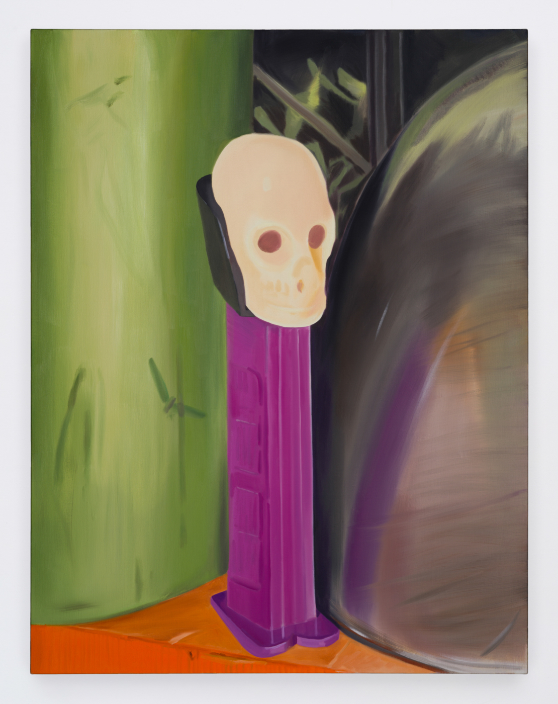 Ulala Imai, BORDER, 2024. Oil on canvas, 46 x 35⅞ in. (116.84 x 91.12 cm)