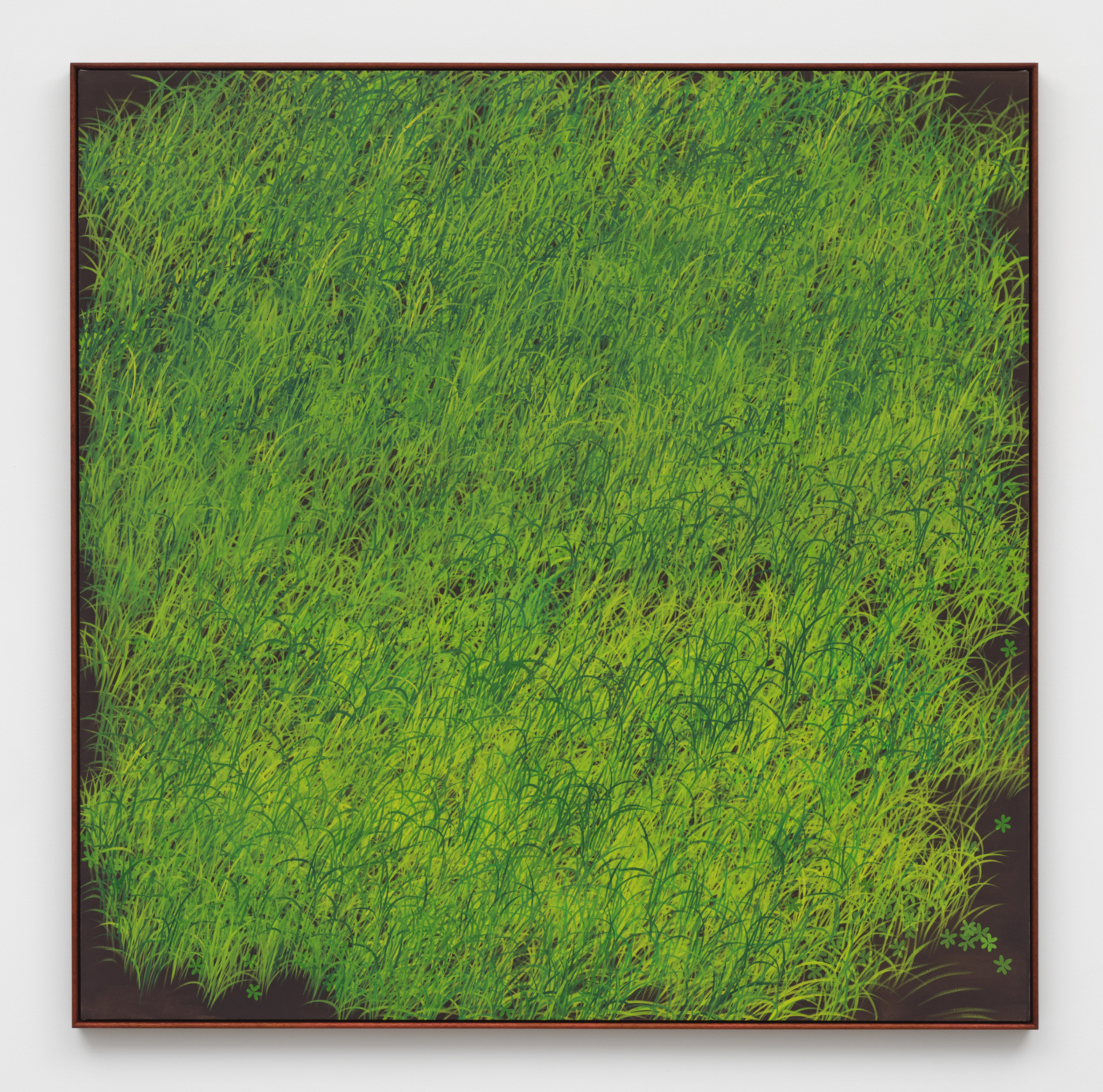 Untitled, 2025. Oil on linen, 60 x 60 in. (152.40 x 152.40 cm), 61 x 61 in. (154.94 x 154.94 cm) framed