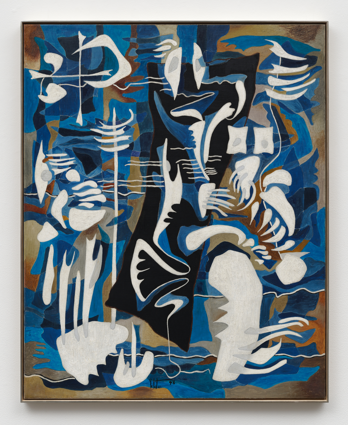 Untitled, 1948. Oil on canvas, 52⅛ x 42⅛ in. (132.41 x 107.01 cm), 53 1/8 x 42 7/8 in. (134.95 x 108.92 cm) framed