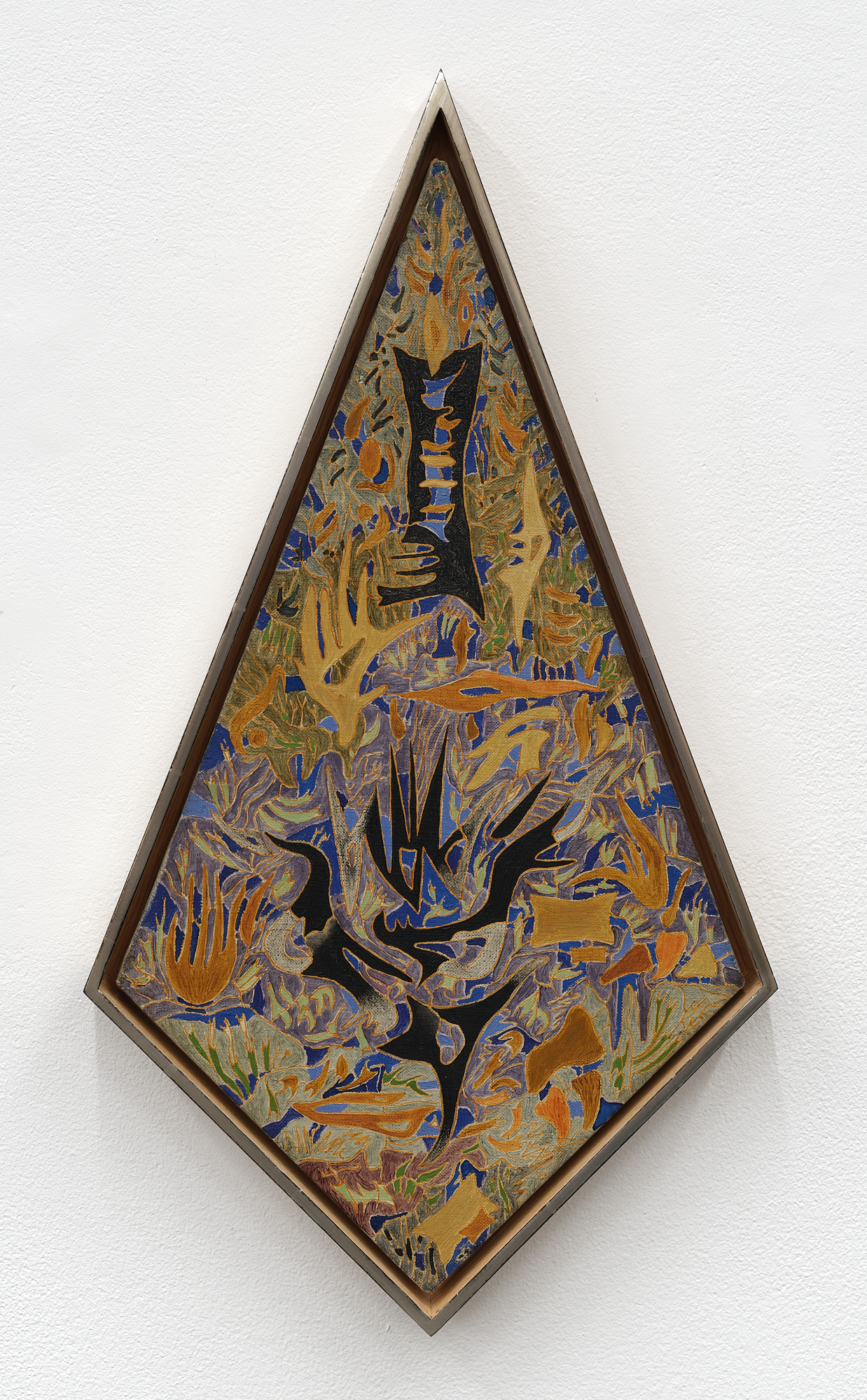 Untitled, 1949. Oil on canvas, 20 1/2 x 11 1/4 in. (52.07 x 28.57 cm), 22 7/8 x 12 1/2 in. (58.12 x 31.75 cm) framed