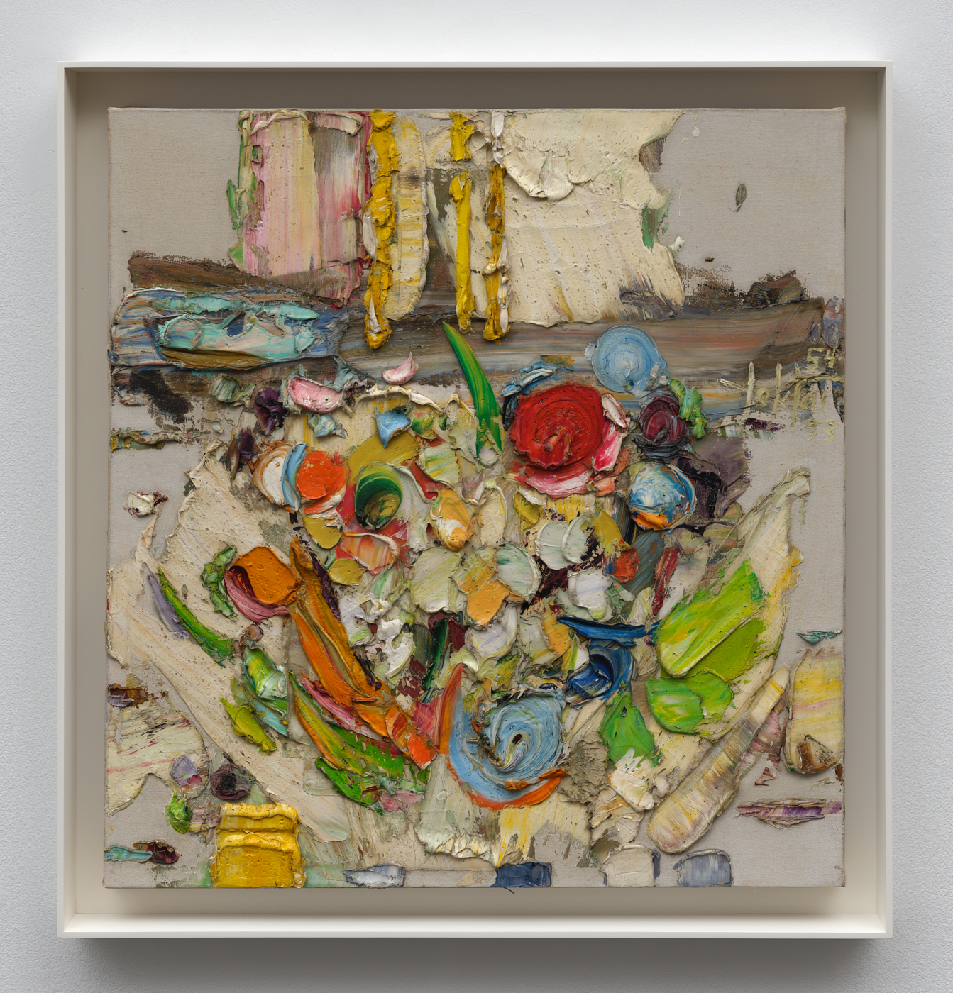 Untitled, 1953-54. Oil on canvas, 29⅛ x 27⅞ in. (73.99 x 70.82 cm), 32 5/8 x 31 1/8 in. (82.88 x 79.07 cm) framed