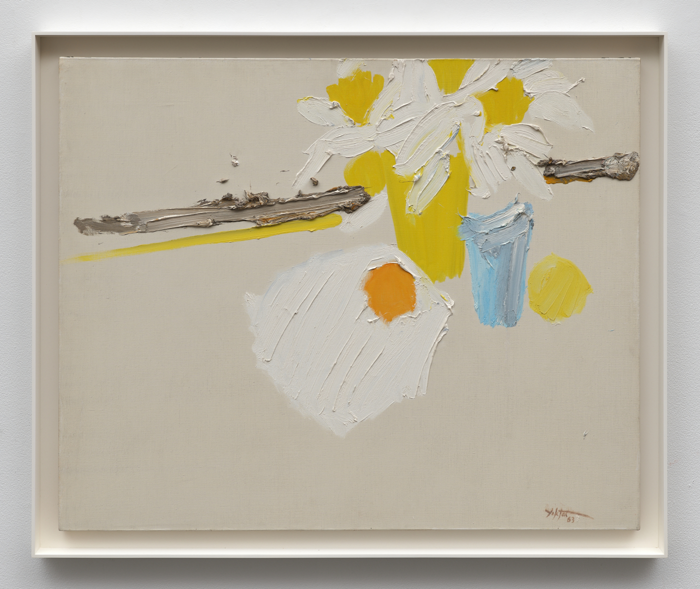 Untitled, 1963. Oil on canvas, 31⅞ x 39⅜ in. (80.98 x 100.03 cm), 35 1/2 x 42 3/4 in. (90.17 x 108.58 cm) framed