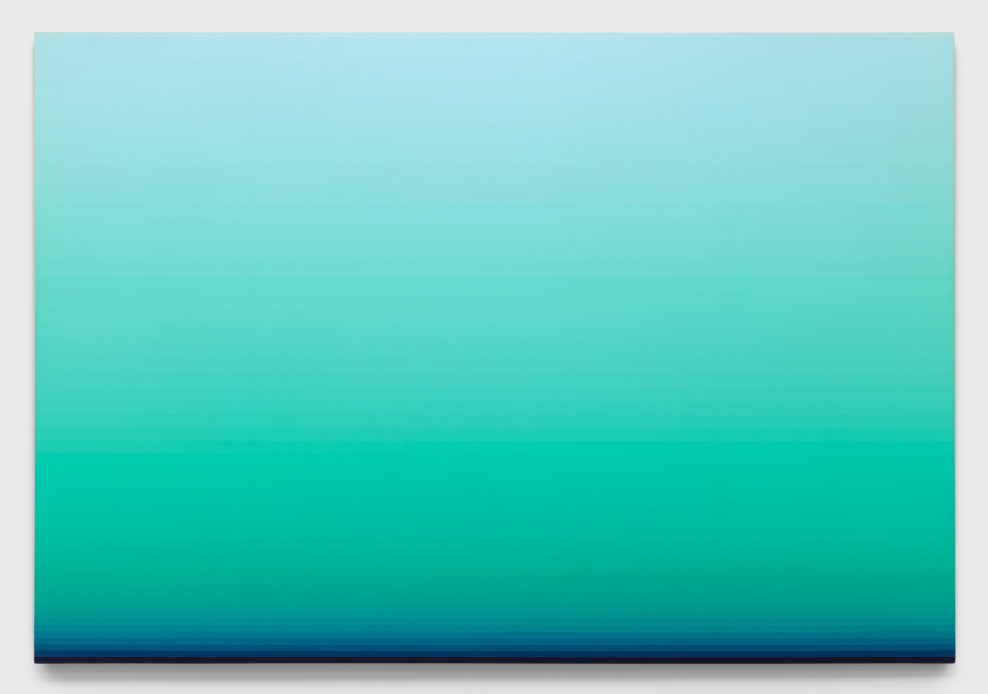 Green One, 1975. Acrylic on canvas, 99⅛ x 144⅛ in. (251.79 x 366.09 cm)