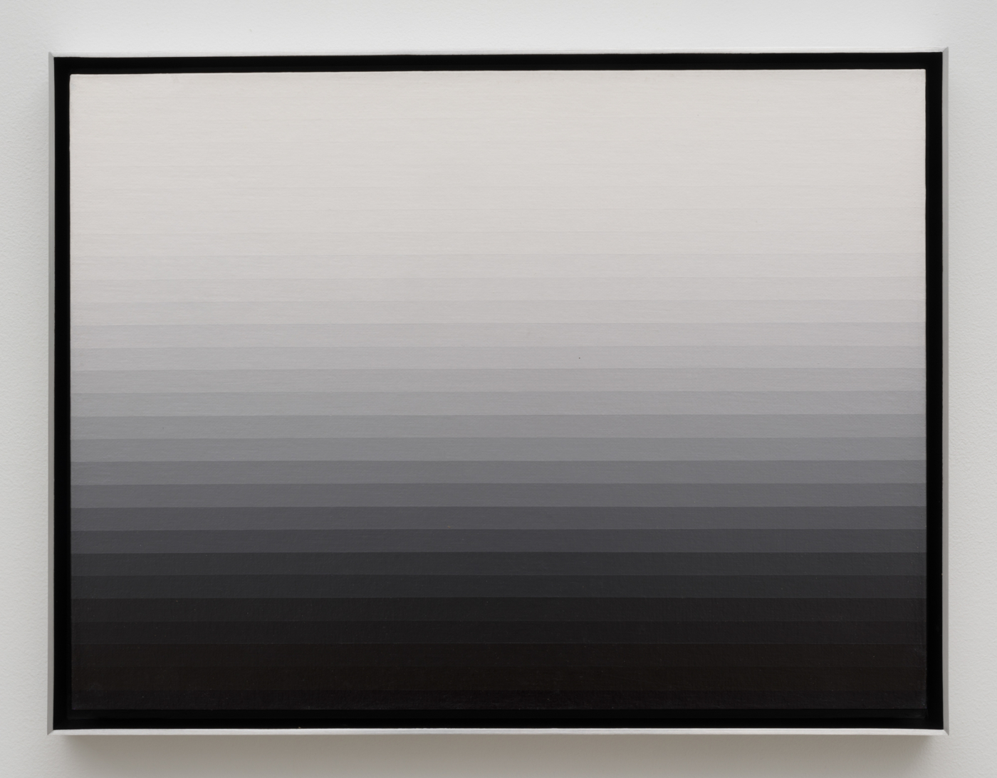 NB #1, 1977. Acrylic on canvas board, 11 7/8 x 16 in. (30.16 x 40.64 cm), 12¾ x 16¾ in. (32.38 x 42.55 cm) framed