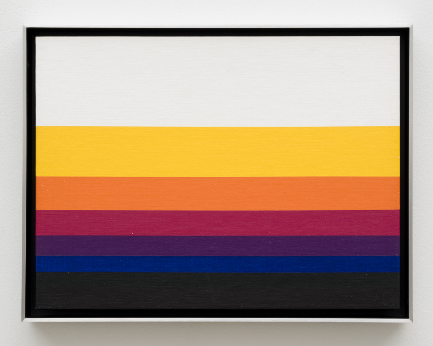 Untitled, c. 1976. Acrylic on canvas board, 9 x 12 in. (22.86 x 30.48 cm), 9¾ x 12¾ in. (24.77 x 32.38 cm) framed