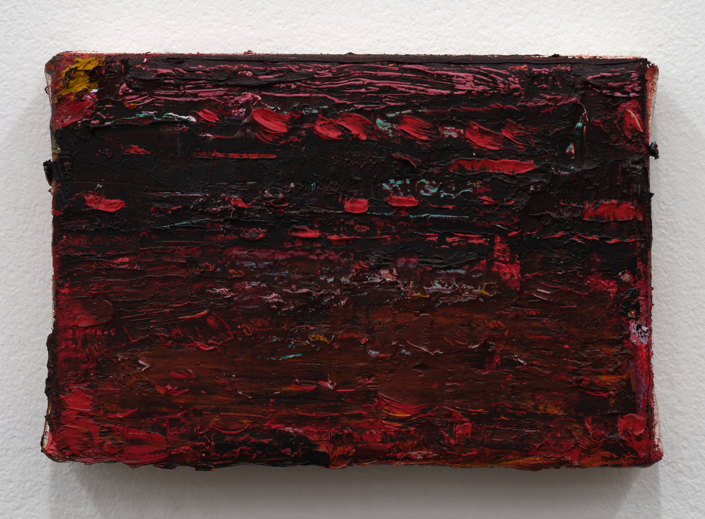 Those Years Are Over, 2025. Oil on canvas, 4⅛ x 6⅛ in. (10.49 x 15.57 cm)