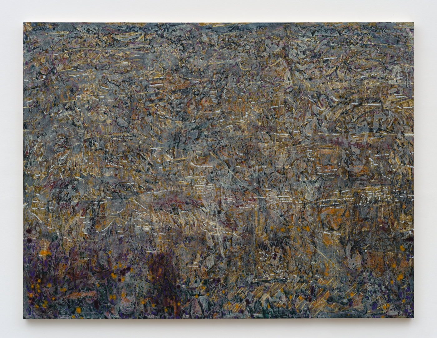 Withered Stumps of Time, 2025. Oil on canvas, 86⅝ x 114⅜ in. (220.03 x 290.51 cm)