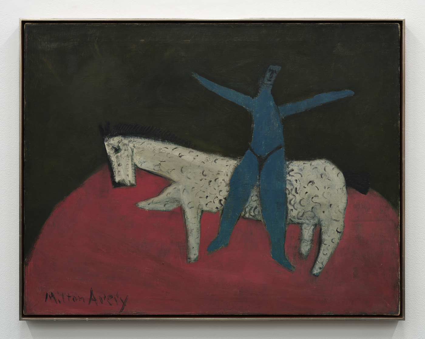 Circus, 1941. Oil on canvas, 28 x 36¼ in. (71.12 x 92.08 cm), 29 x 37 x 2 in. (73.66 x 93.98 x 5.08 cm) framed