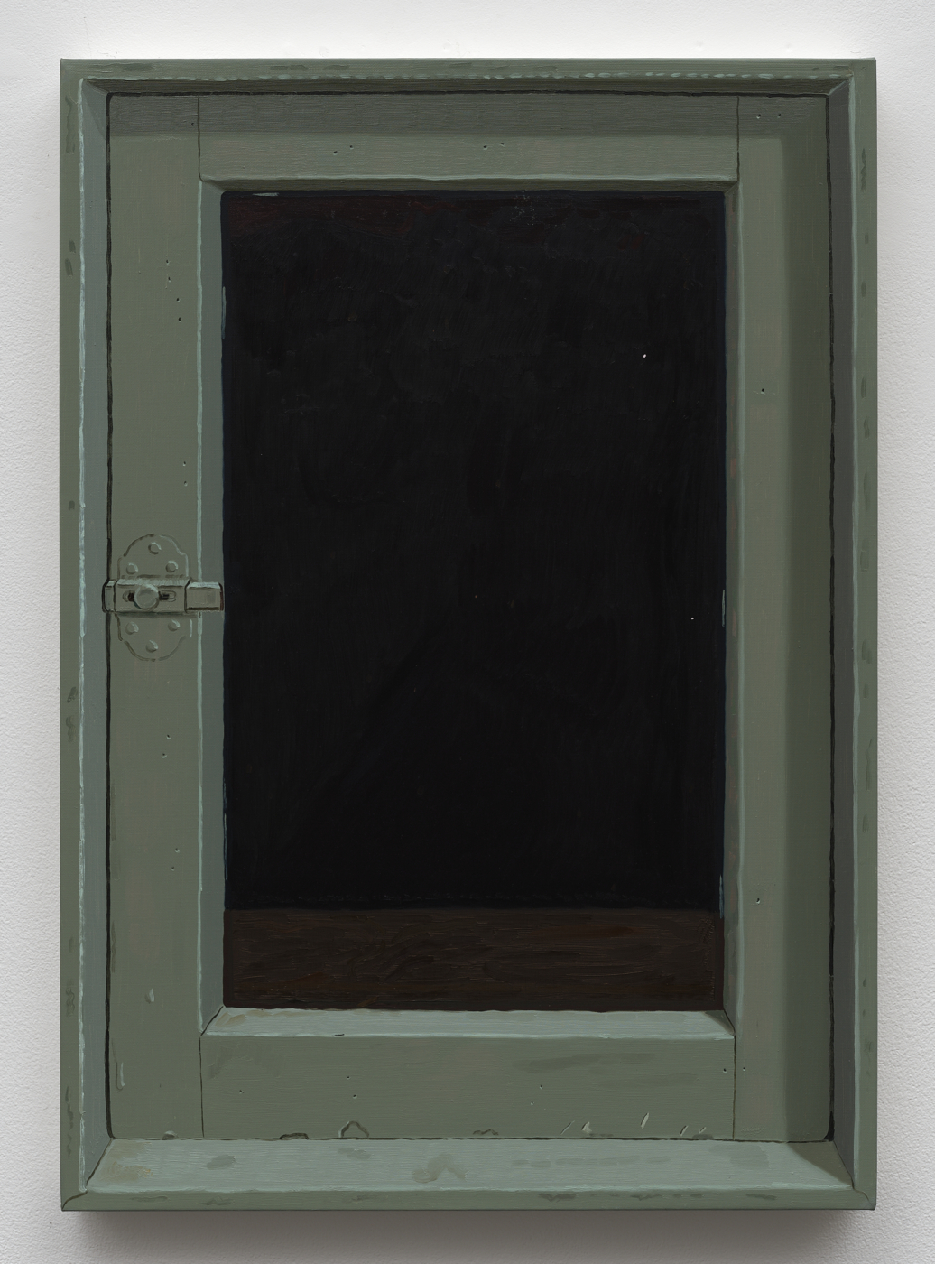 Josephine Halvorson, Night Window, July 27-28, 2015, 2015. Oil on linen, 31 1/8 x 22 1/8 in. (79.06 x 56.20 cm)
