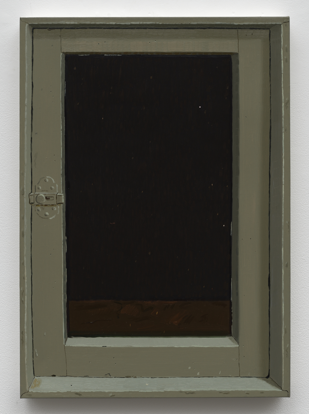 Josephine Halvorson, Night Window, May 27-28, 2015, 2015. Oil on linen, 31 1/8 x 22 in. (79.06 x 55.88 cm)
