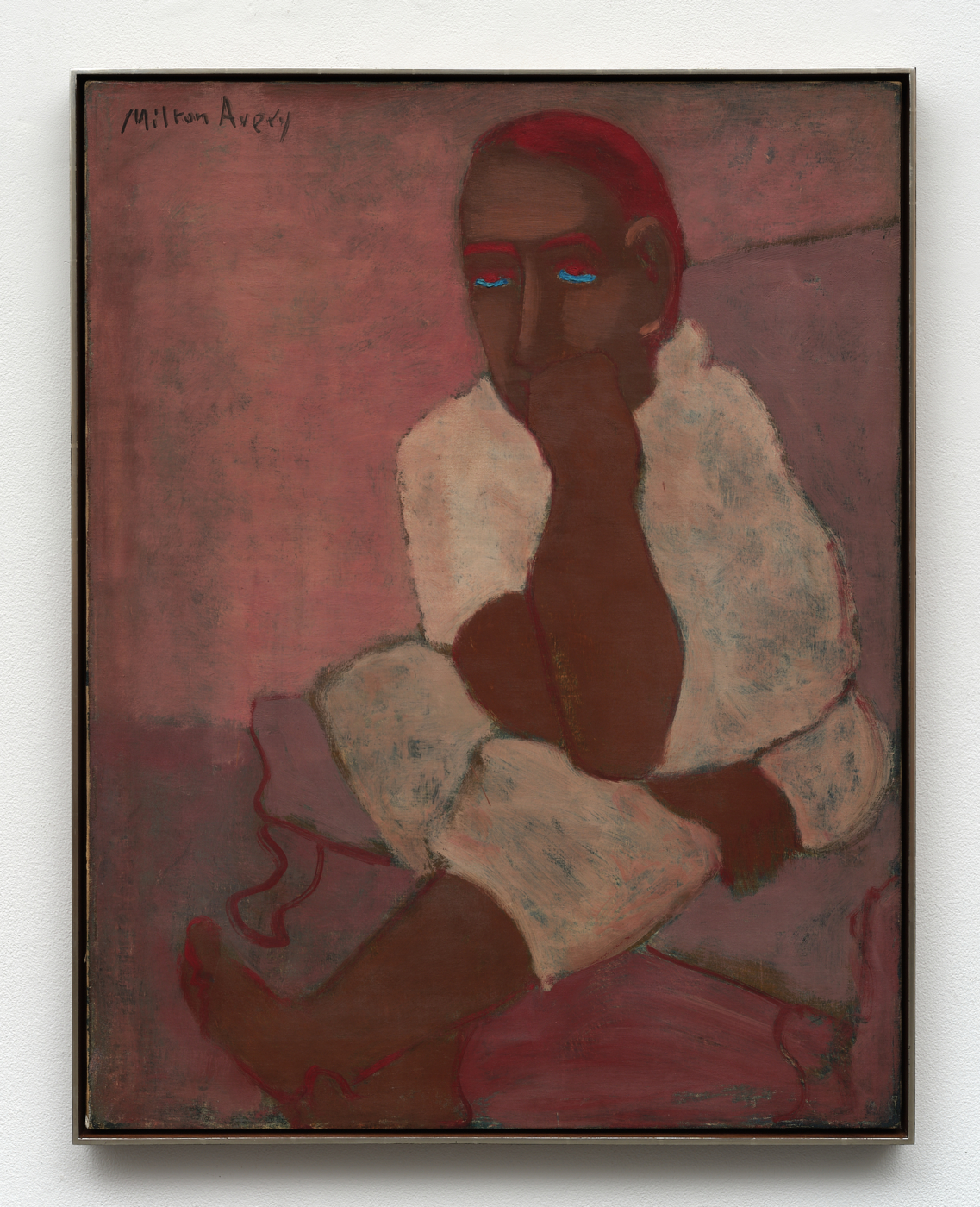 Untitled (Rose Portrait), c. 1930. Oil on canvas
36¼ x 28¼ in. (92.08 x 71.75 cm), 37 x 29 x 2 in. (93.98 x 73.66 x 5.08 cm) framed