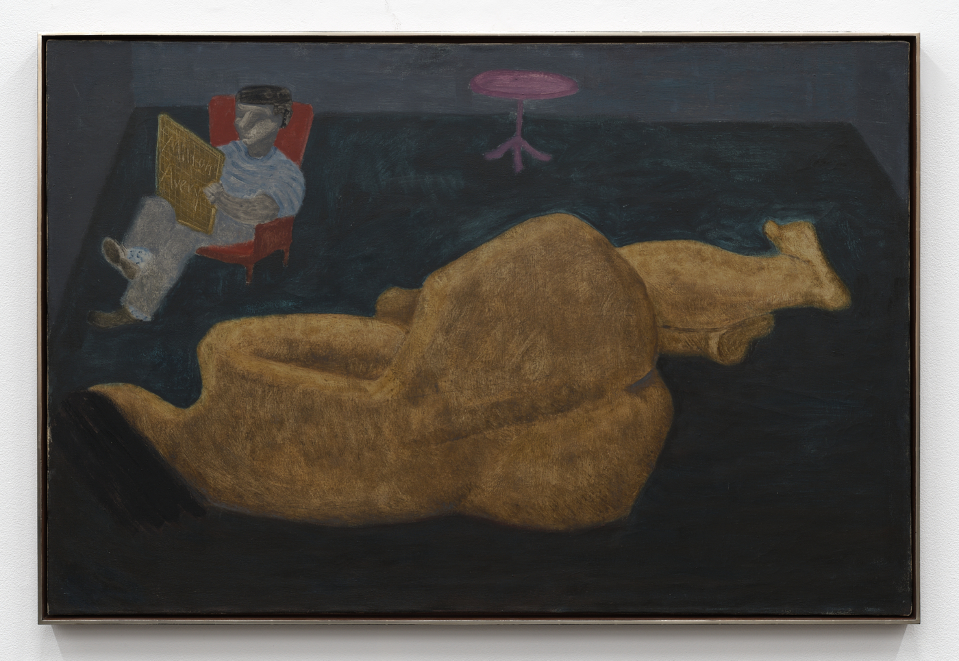 Artist and Model, 1935. Oil on canvas, 32 x 48 in. (81.28 x 121.92 cm), 32 7/8 x 49 x 2 in. (83.52 x 124.46 x 5.08 cm) framed