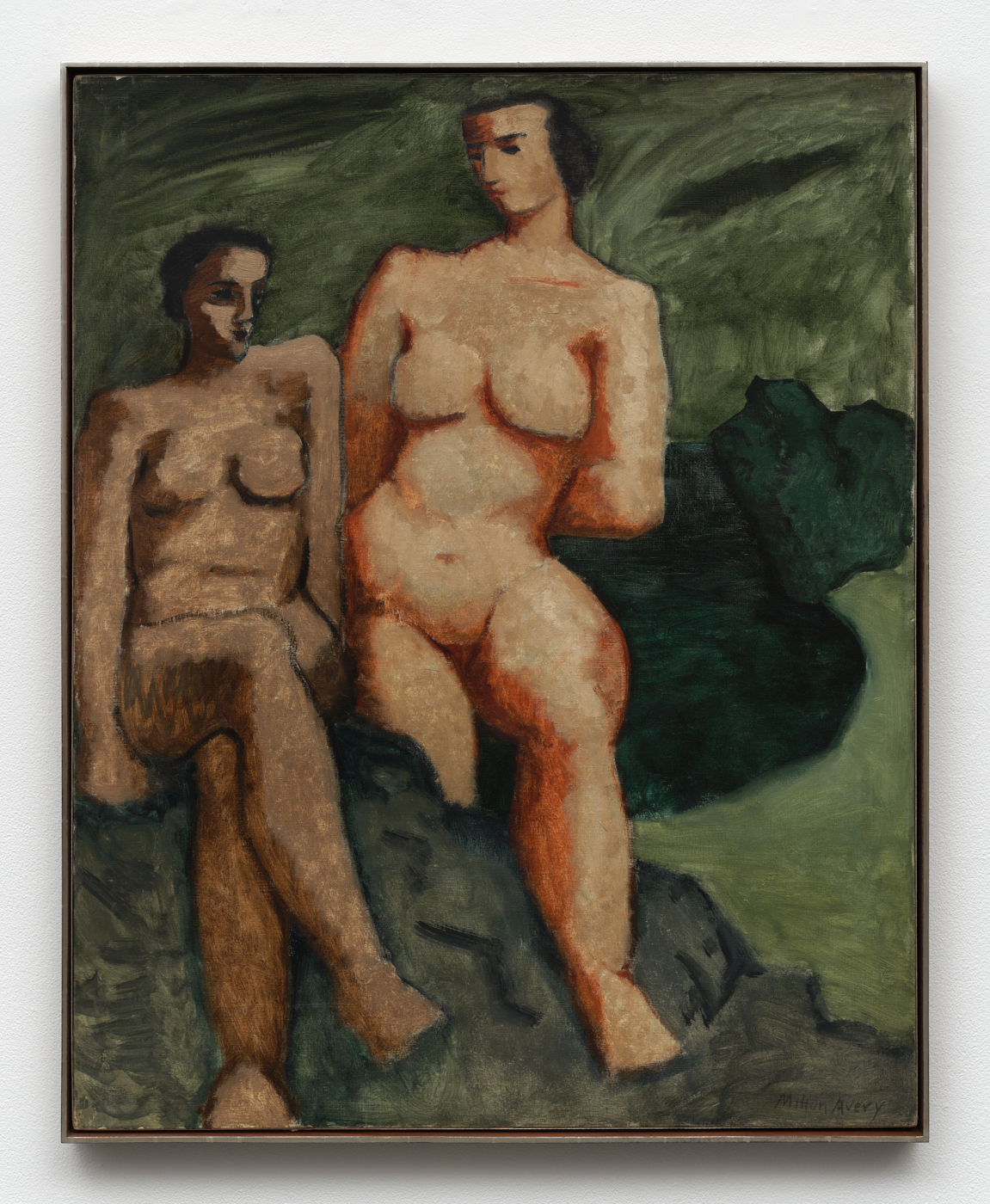 Two Nudes, 1939. Oil on canvas, 40 x 32 inches (101.60 x 81.28 cm), 40⅞ x 32⅞ x 2 in. (103.84 x 83.52 x 5.08 cm) framed