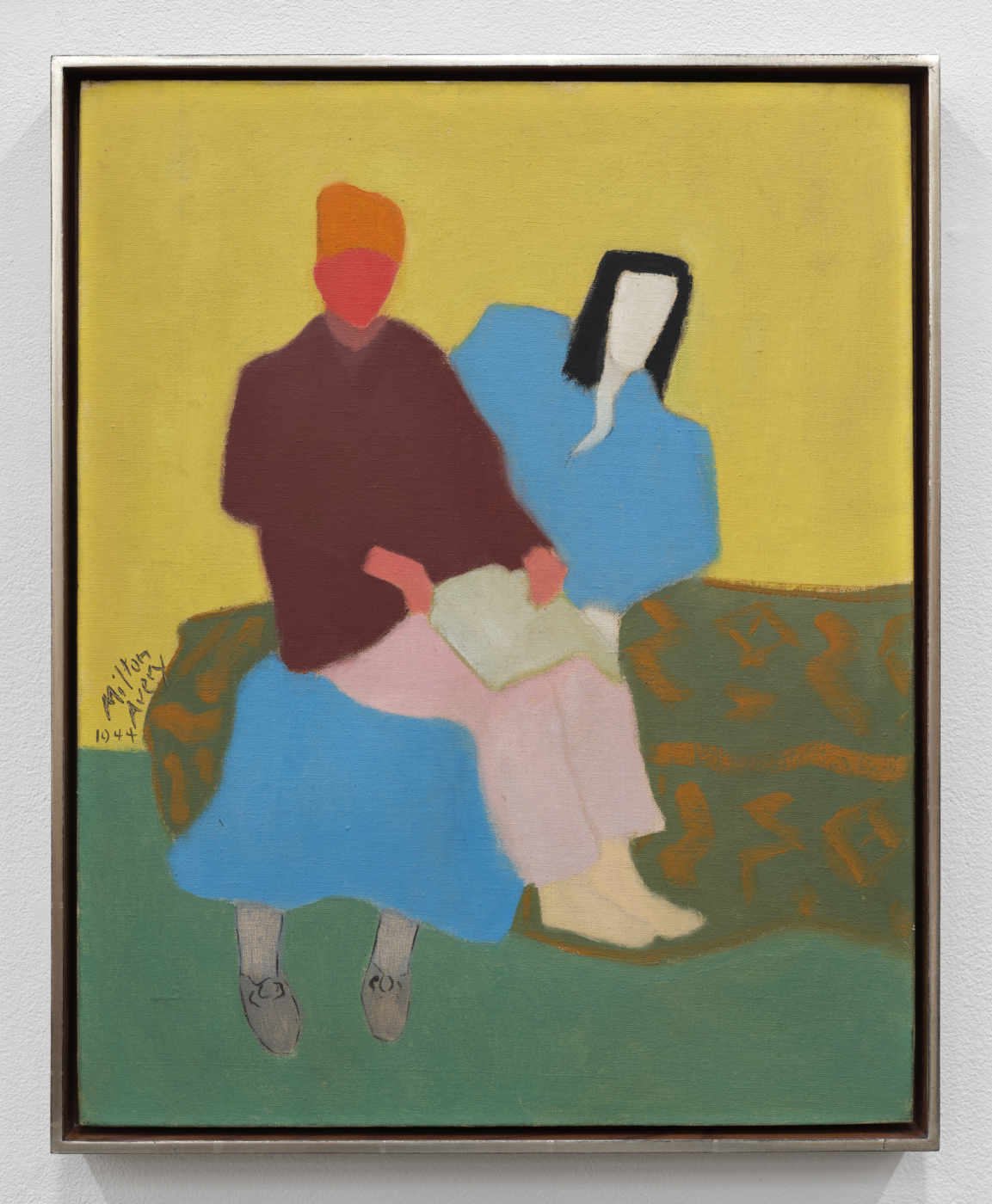 Mama's Boy, 1944. Oil on canvas board, 20 x 16 in. (50.80 x 40.64 cm), 20 1/8 x 18 x 1 7/8 in. (51.12 x 45.72 x 4.75 cm) framed