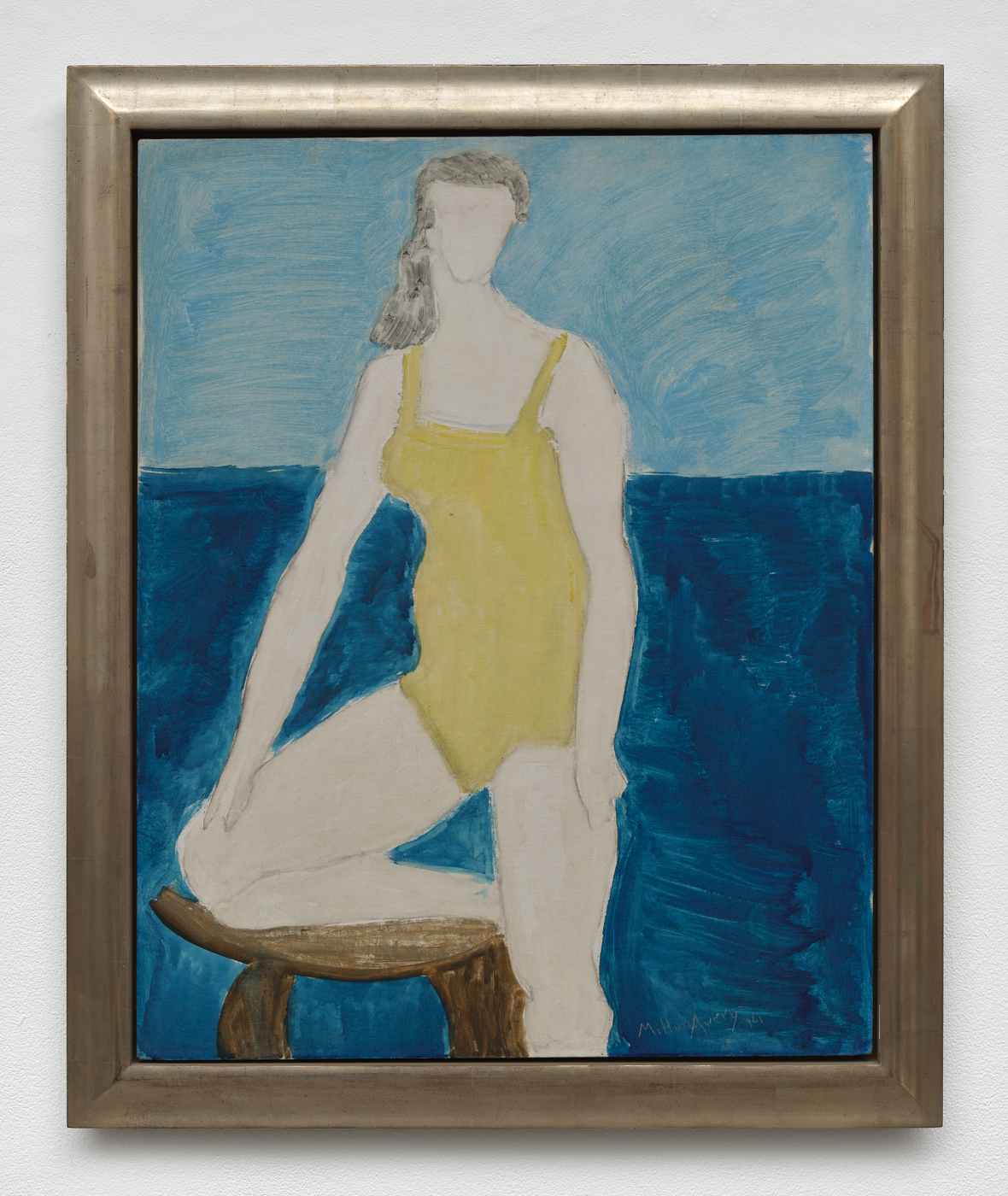 Bather, 1961. Oil on canvas, 30 x 24 in. (76.20 x 60.96 cm), 34 5/8 x 28 1/2 x 1 1/2 in. (87.95 x 72.39 x 3.81 cm) framed