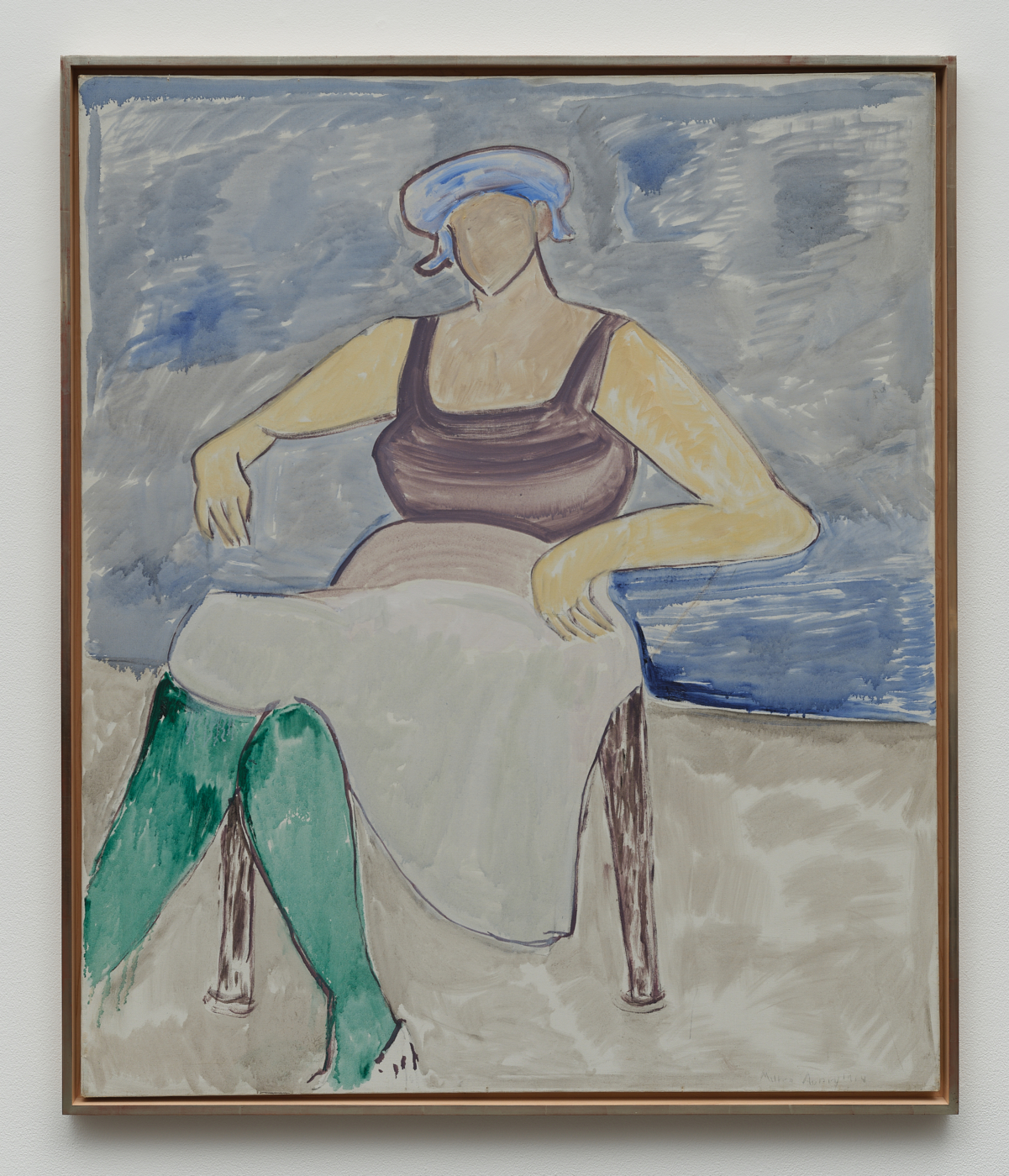 Green Stockings, 1964. Oil on canvas, 50 x 42 in. (127.00 x 106.68 cm), 51 3/4 x 43 7/8 x 1 3/4 in. (131.44 x 111.44 x 4.45 cm) framed