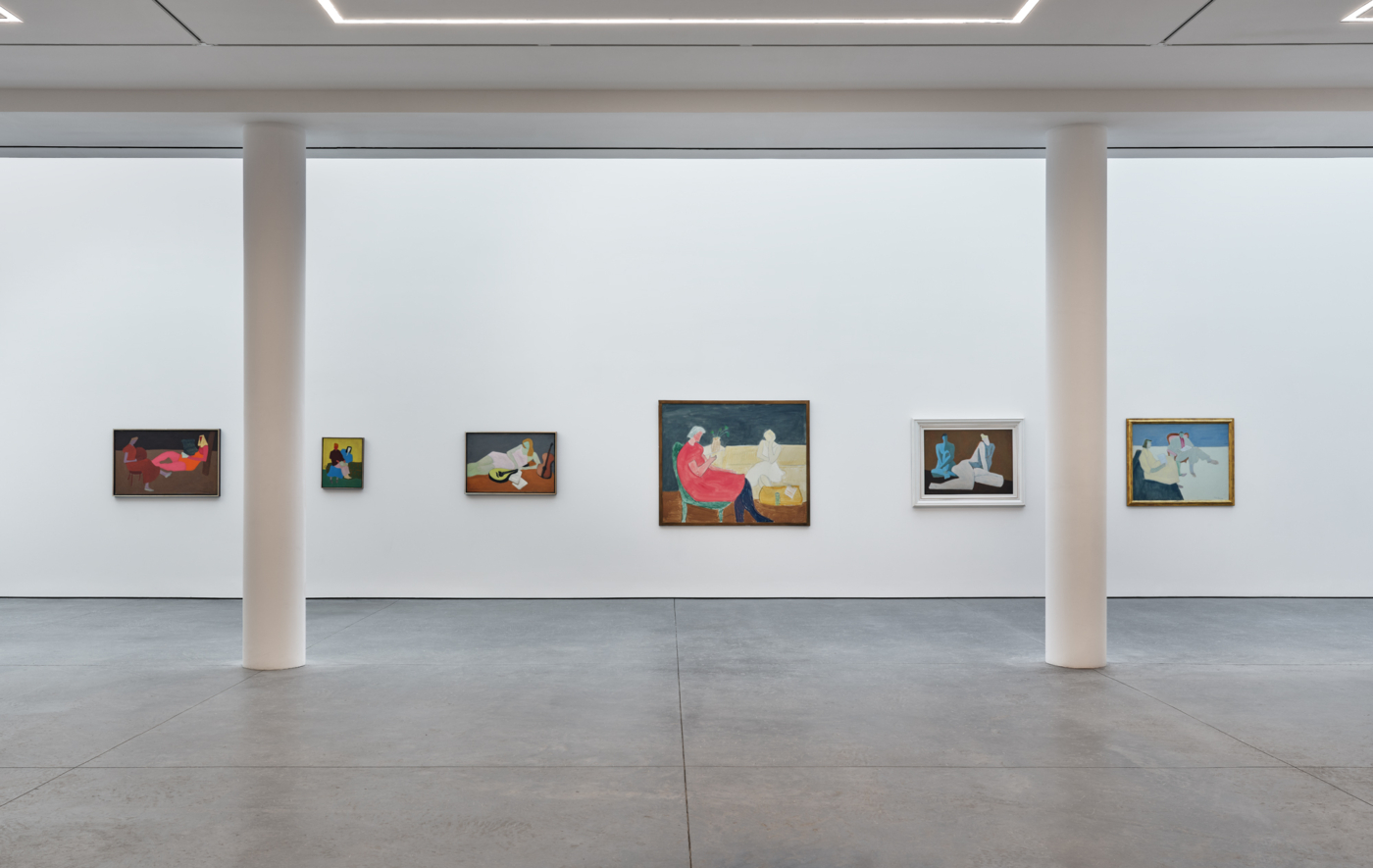 Installation view of “Milton Avery: The Figure” at Karma, 2025. © 2025 The Milton Avery Trust / Artists Rights Society (ARS), New York. Image courtesy of Karma.