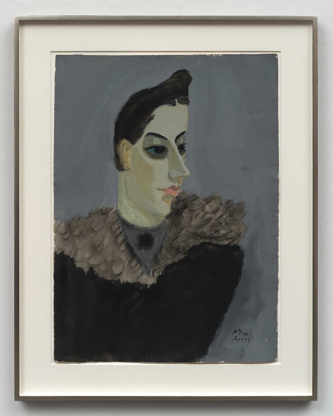 Raizel, ND. Gouache on paper, 30 x 22 in. (76.20 x 55.88 cm), 38 5/8 x 30 3/8 x 1 1/2 in. (98.11 x 77.15 x 3.81 cm) framed