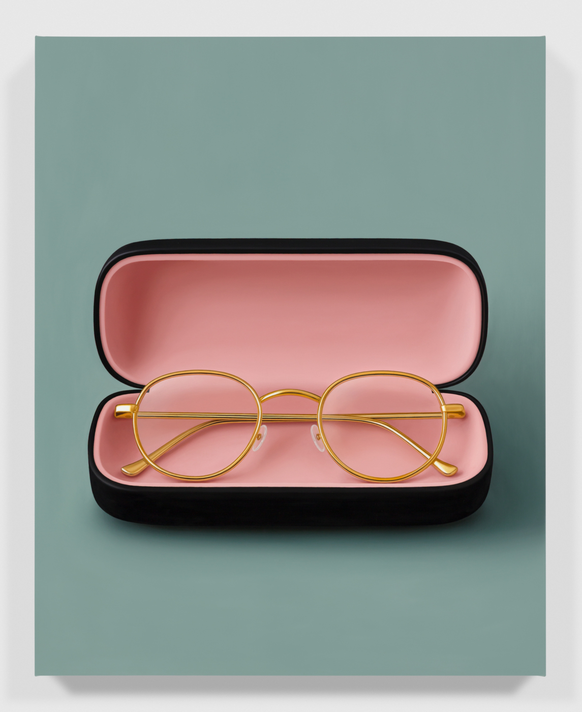 Cheaters, 2025. Oil on linen, 40 x 32 in. (101.60 x 81.28 cm)