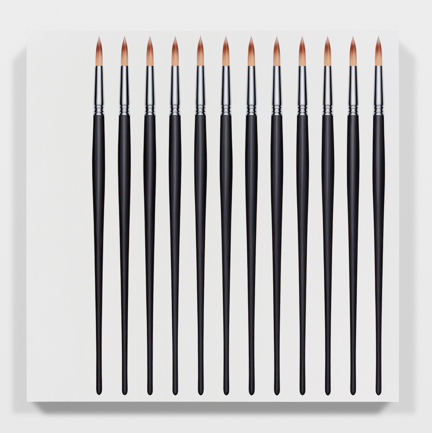 End of the Line, 2025. Oil on linen, 54 x 54 in. (137.16 x 137.16 cm)