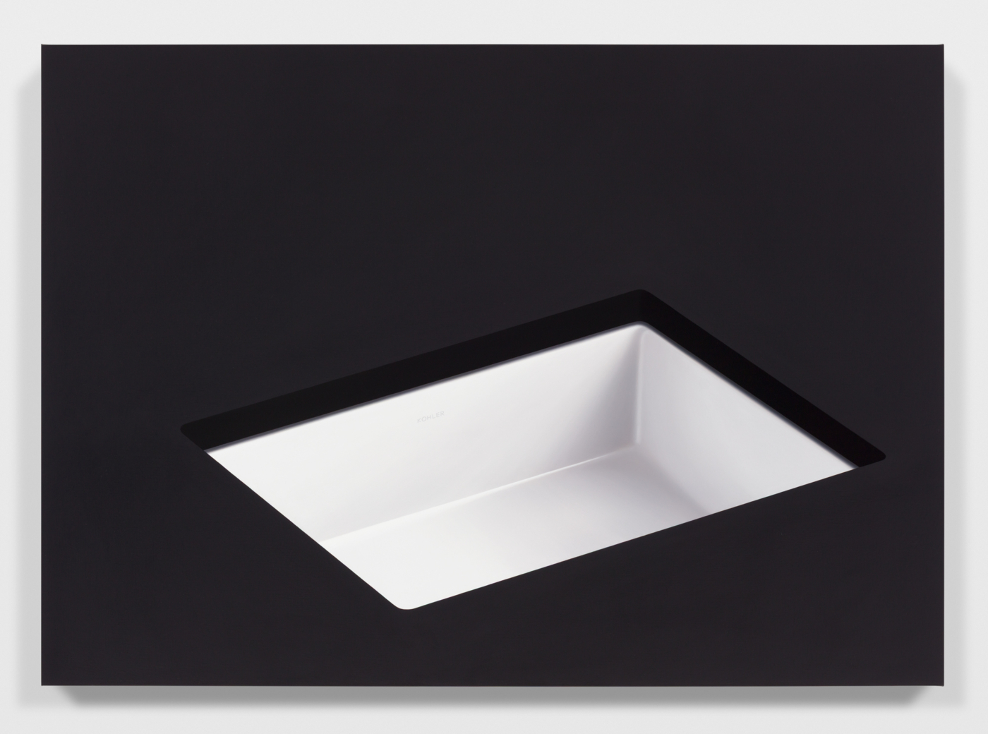 Vanity, 2025. Oil on linen, 42 1/2 x 60 in. (107.95 x 152.40 cm)