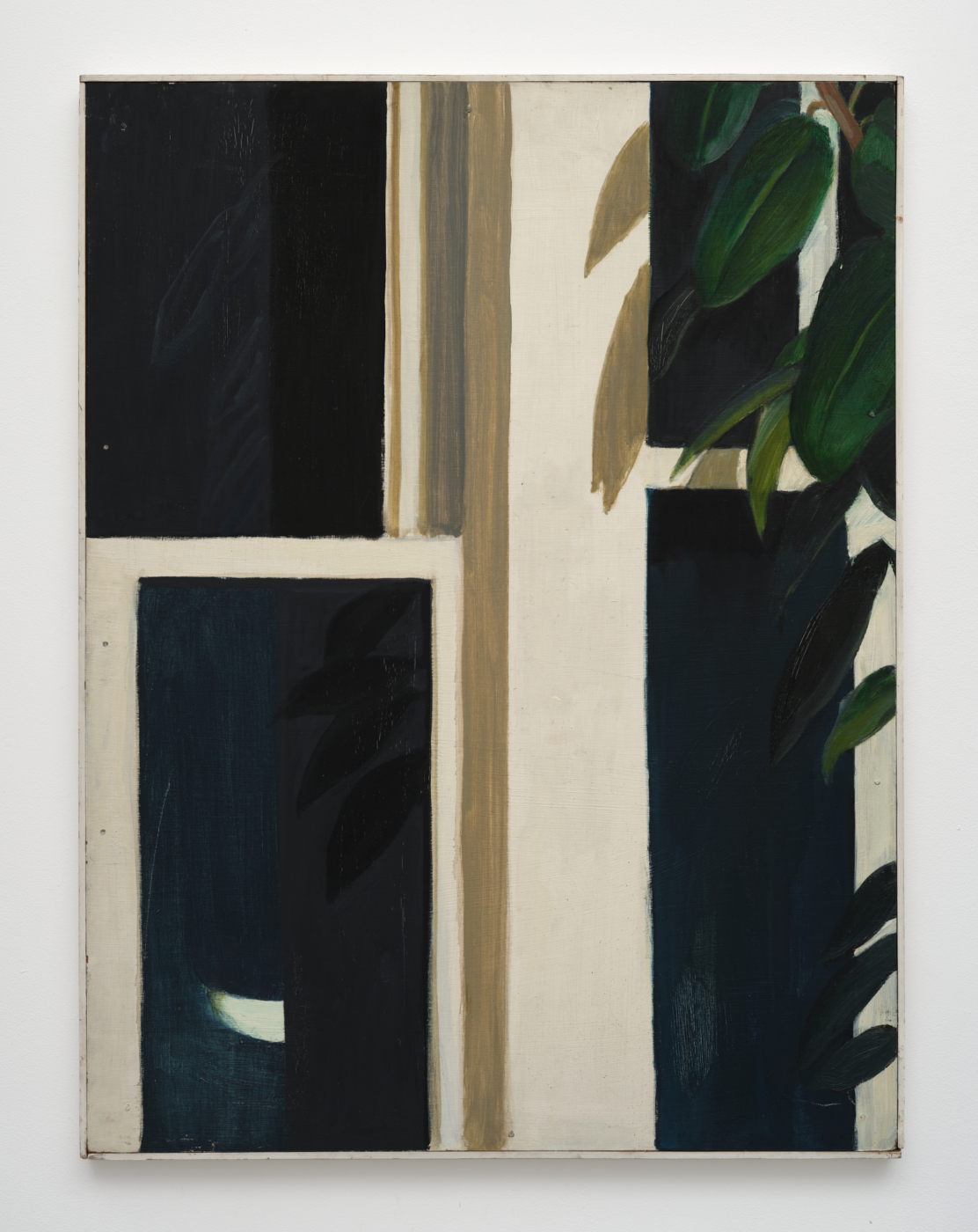 Yvonne Jacquette, Untitled, c. 1966. Acrylic on Masonite, 34 3/8 x 26 1/8 in. (87.31 x 66.36 cm), 34 1/4 x 26 5/8 x 1 1/8 in. (87.00 x 67.63 x 2.86 cm) framed