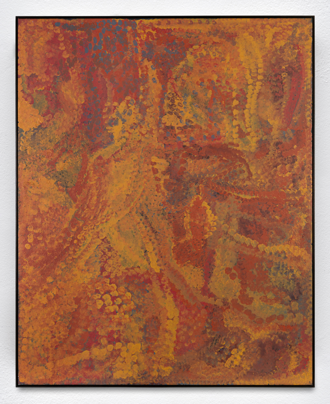 Emily Kame Kngwarreye, Untitled, 1992. Acrylic on linen, 59 7⁄8 x 47 5⁄8 in. (152 x 121 cm)
