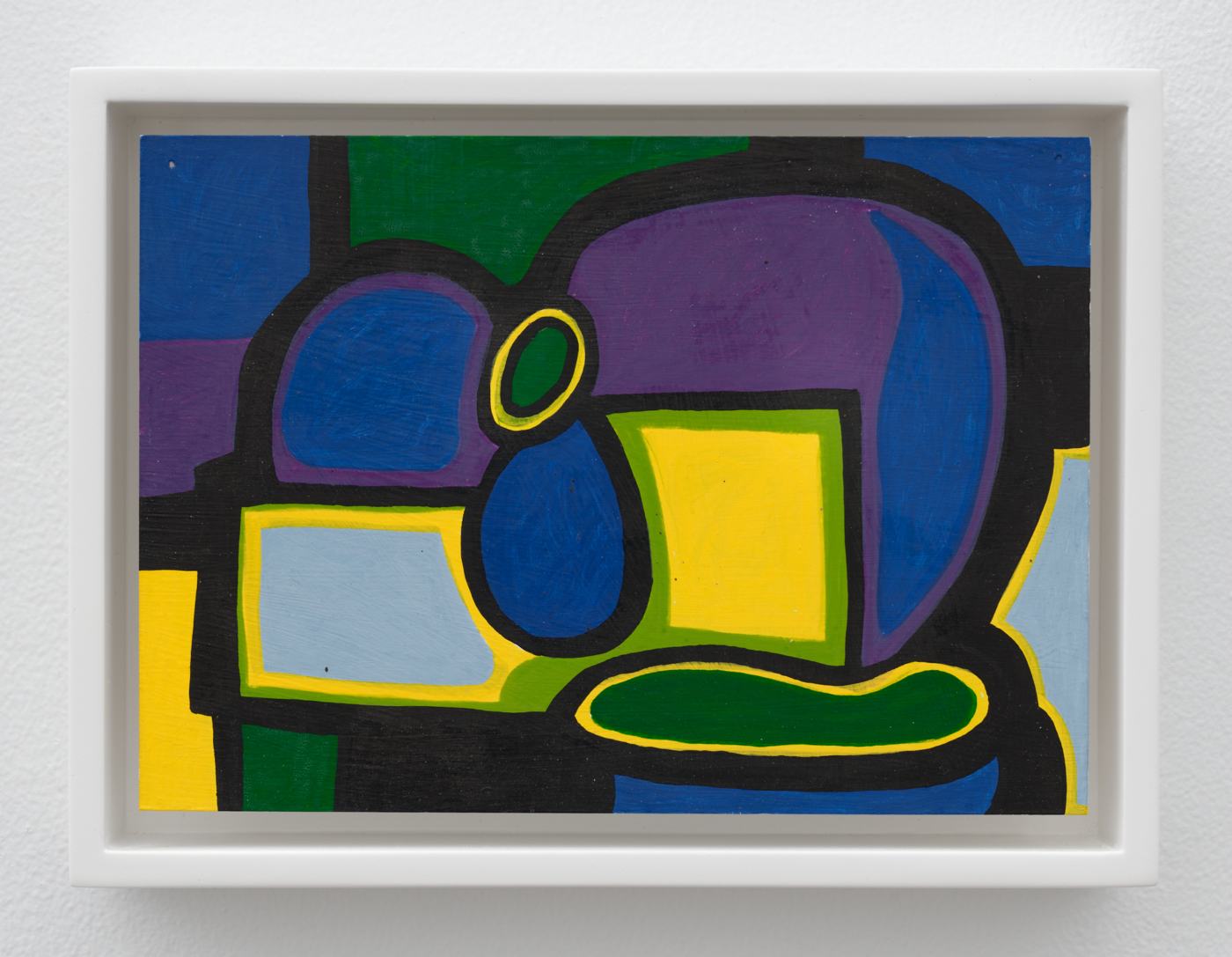 Retablo 1, Lois Dodd, 2015. Acrylic on aluminum, 5 x 7 in. (12.70 x 17.78 cm), 6 1/8 x 8 1/8 in. (15.56 x 20.64 cm) framed