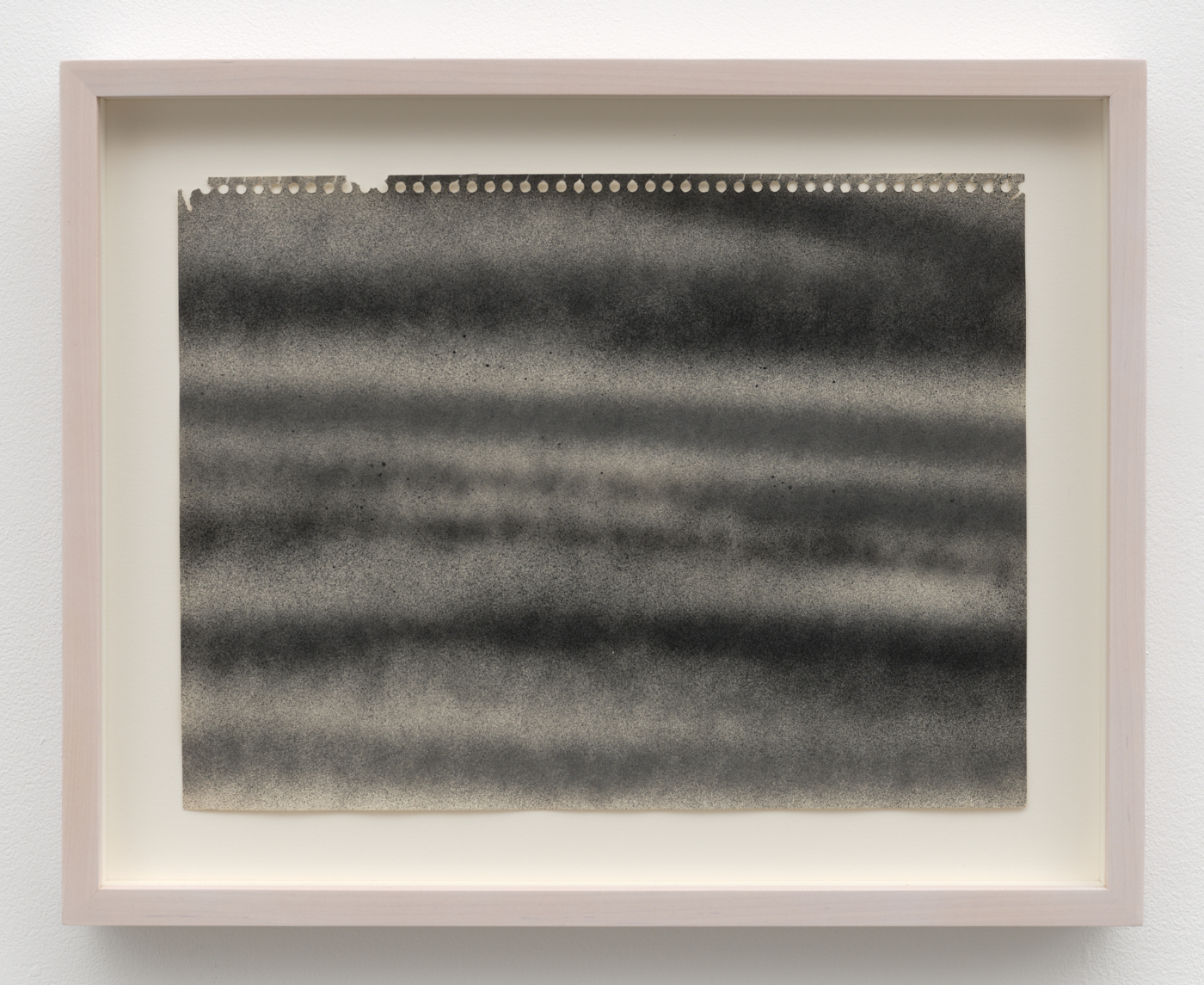 Untitled, c. 1968. Spray paint on paper, 8 7/8 x 11 7/8 in. (22.54 x 30.16 cm), 12 x 15 in. (30.48 x 38.10 cm) framed