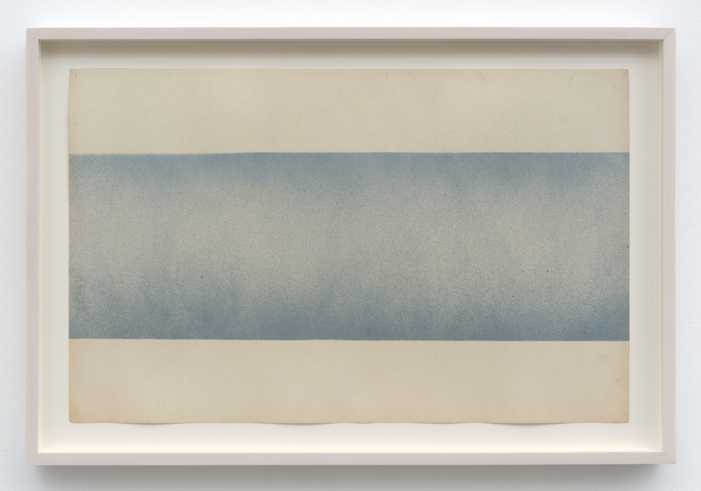 Untitled, c. 1968. Spray paint on cardboard, 14⅜ x 22⅞ in. (36.53 x 58.12 cm), 17 1/2 x 26 in. (44.45 x 66.04 cm) framed
