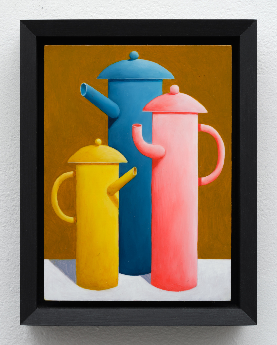 Still Life (Copper Version), 2025. Oil on copper, 6 x 4 3/8 in. (15.20 x 11.10 cm), 7⅛ x 5½ in. (18.10 x 13.97 cm) framed